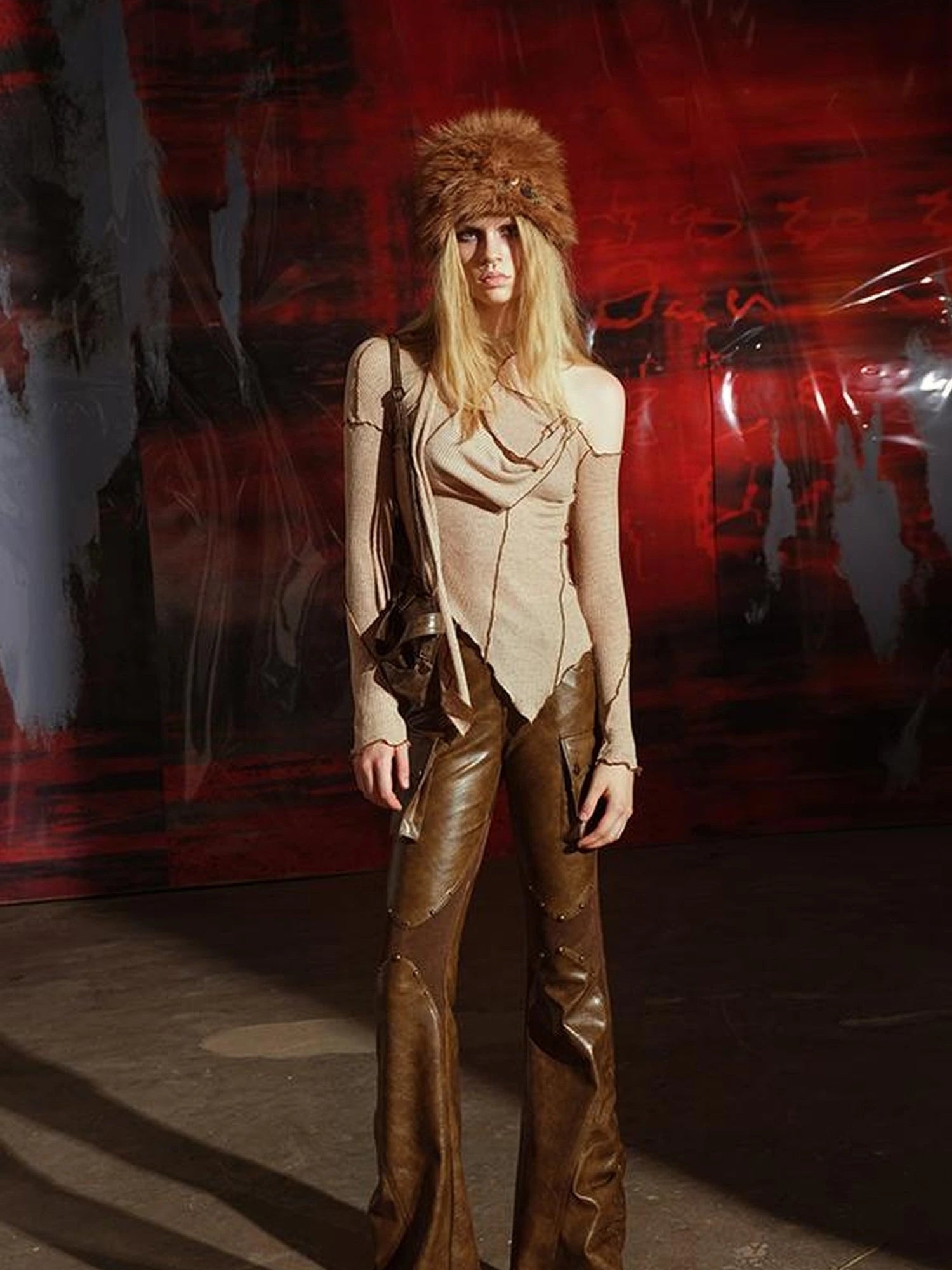 Off Shoulder Asymmetrical Top