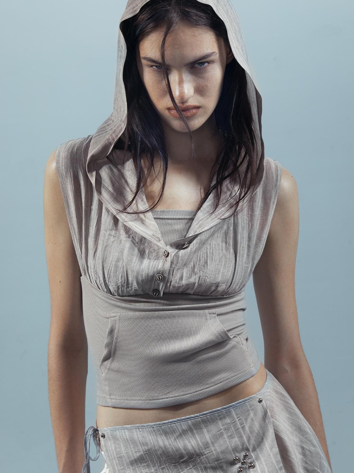 UpdateNN NORTH NODE Parachute Pants With Detachable Skirt