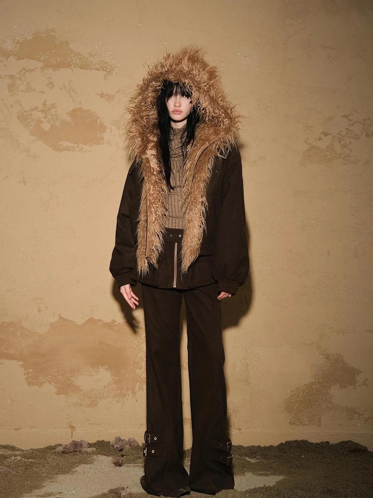 Patchwork Quilted Short Puffer Jacket