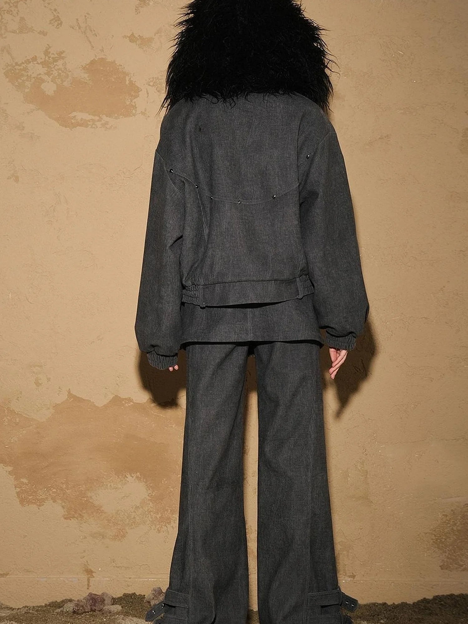 Patchwork Quilted Short Puffer Jacket