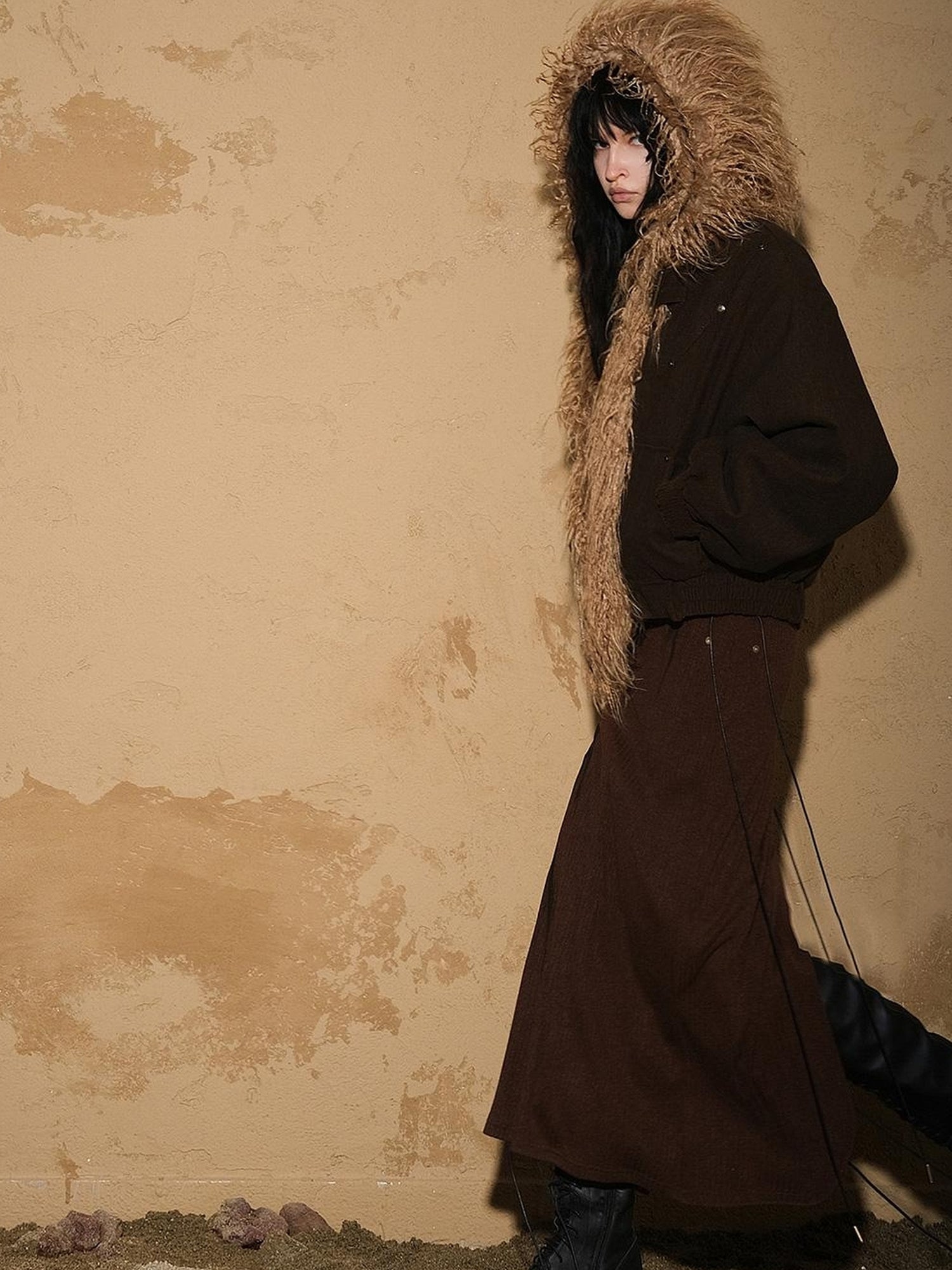 UpdateNN NORTH NODE Patchwork Quilted Short Puffer Jacket