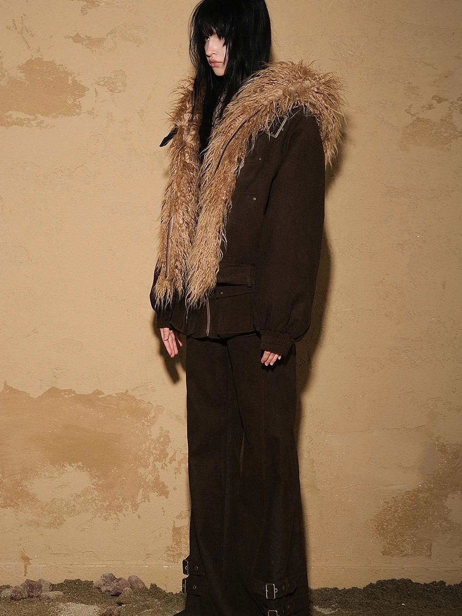 Patchwork Quilted Short Puffer Jacket