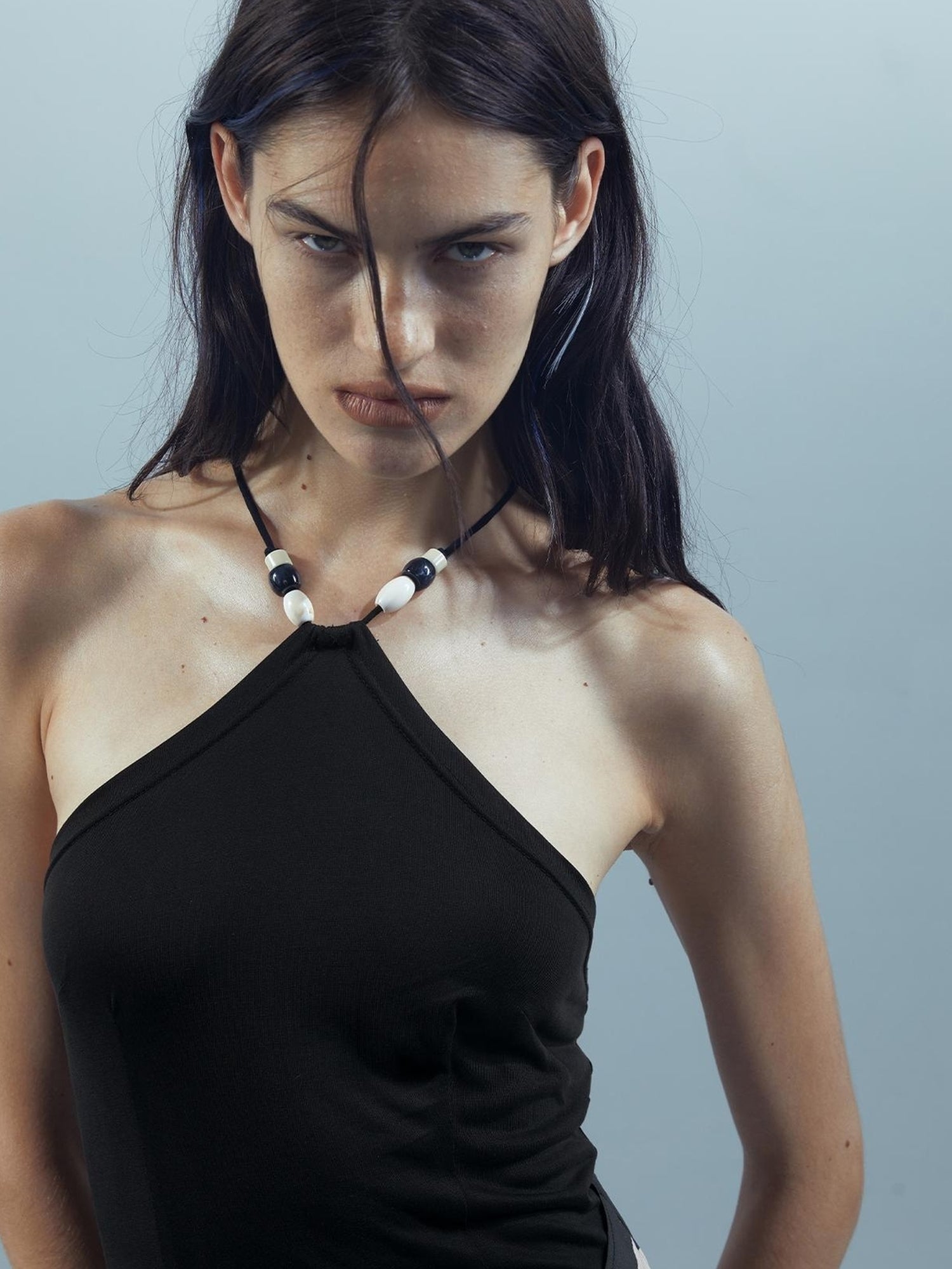 NN NORTH NODE Piscean Loom Ethereal Threads Backless Beaded Gown