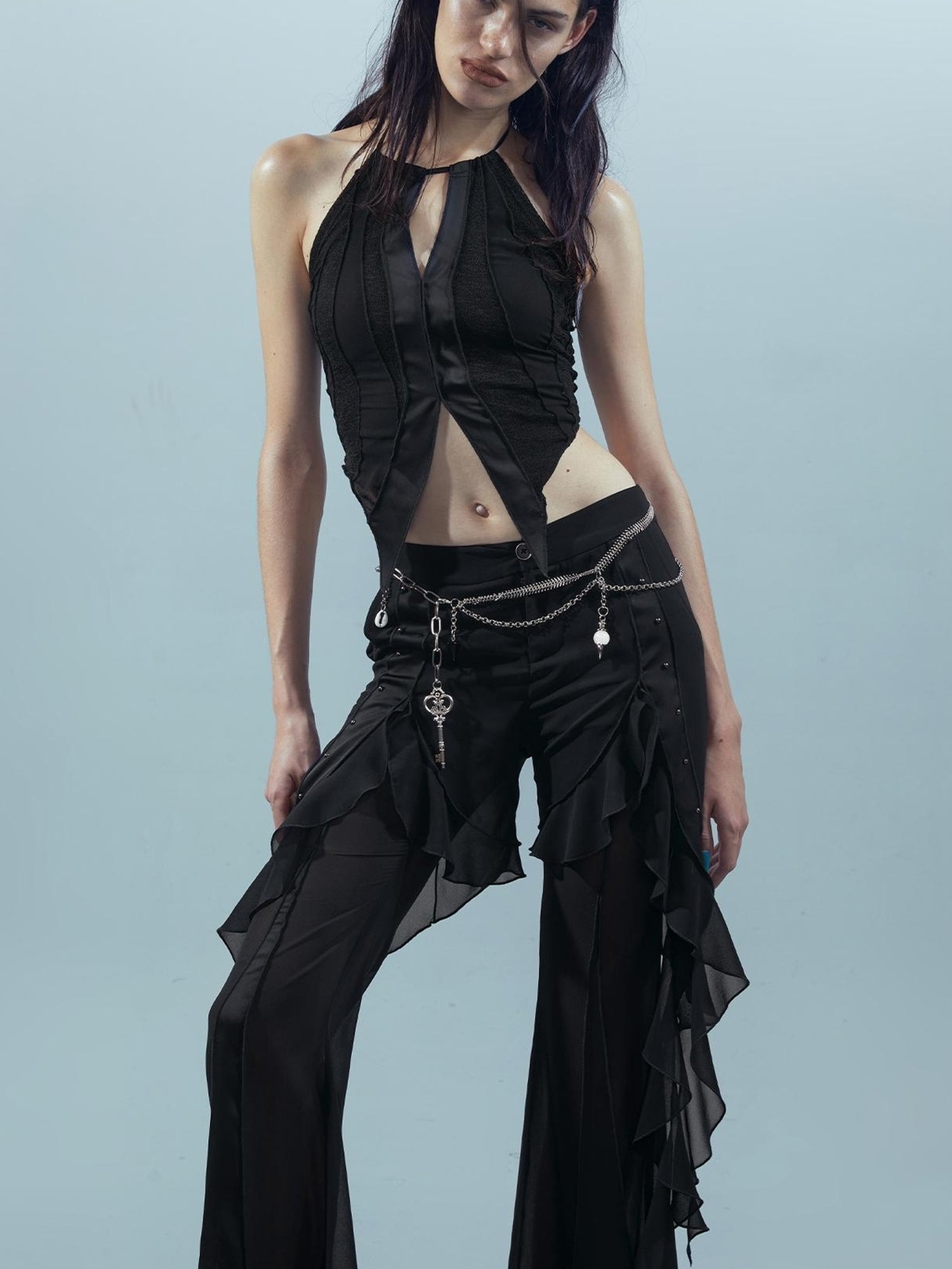 UpdateNN NORTH NODE Piscean Loom Ethereal Threads Cracked Mirage Vest