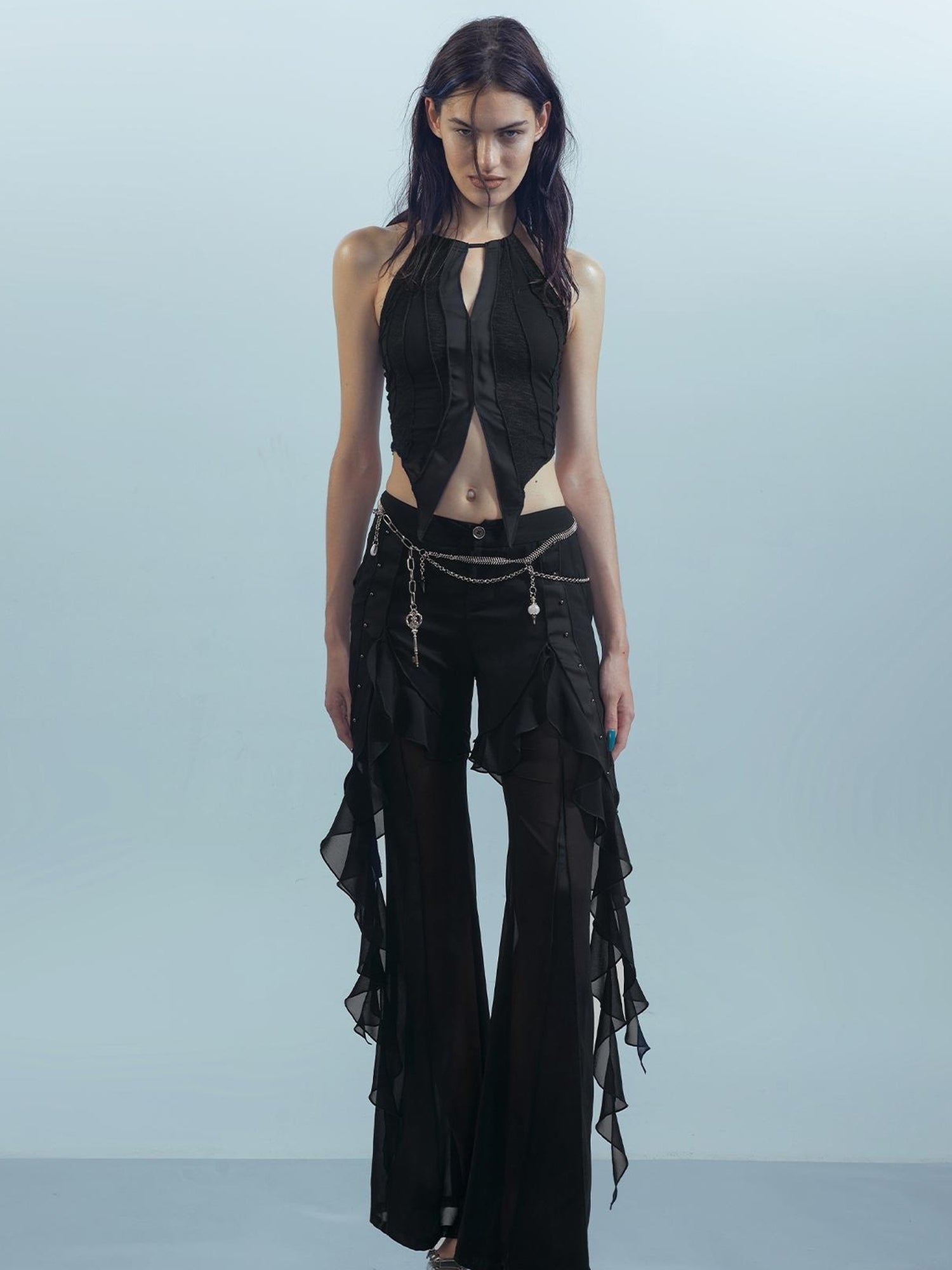 UpdateNN NORTH NODE Piscean Loom Ethereal Threads Cracked Mirage Vest