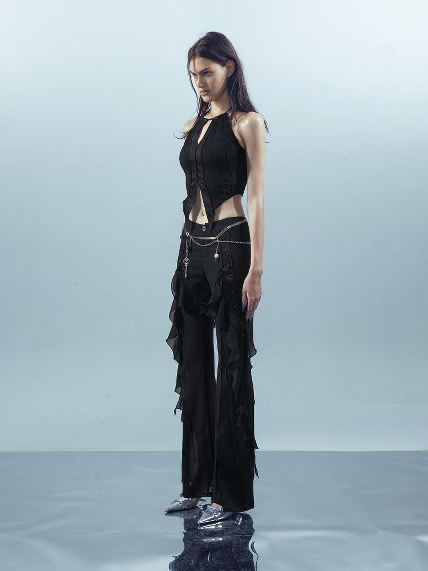 UpdateNN NORTH NODE Piscean Loom Ethereal Threads Cracked Mirage Vest