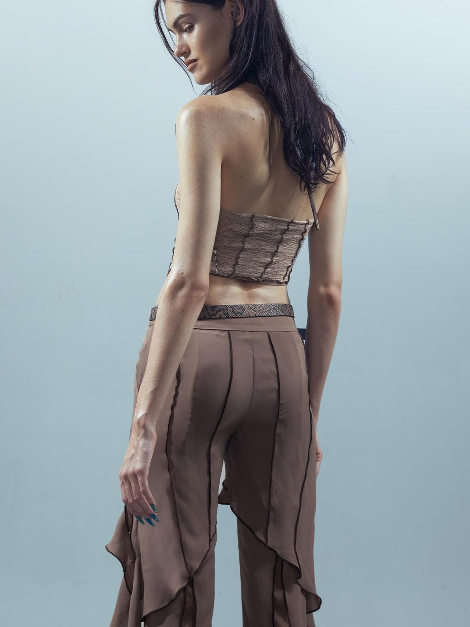 UpdateNN NORTH NODE Piscean Loom Ethereal Threads Flared Pants