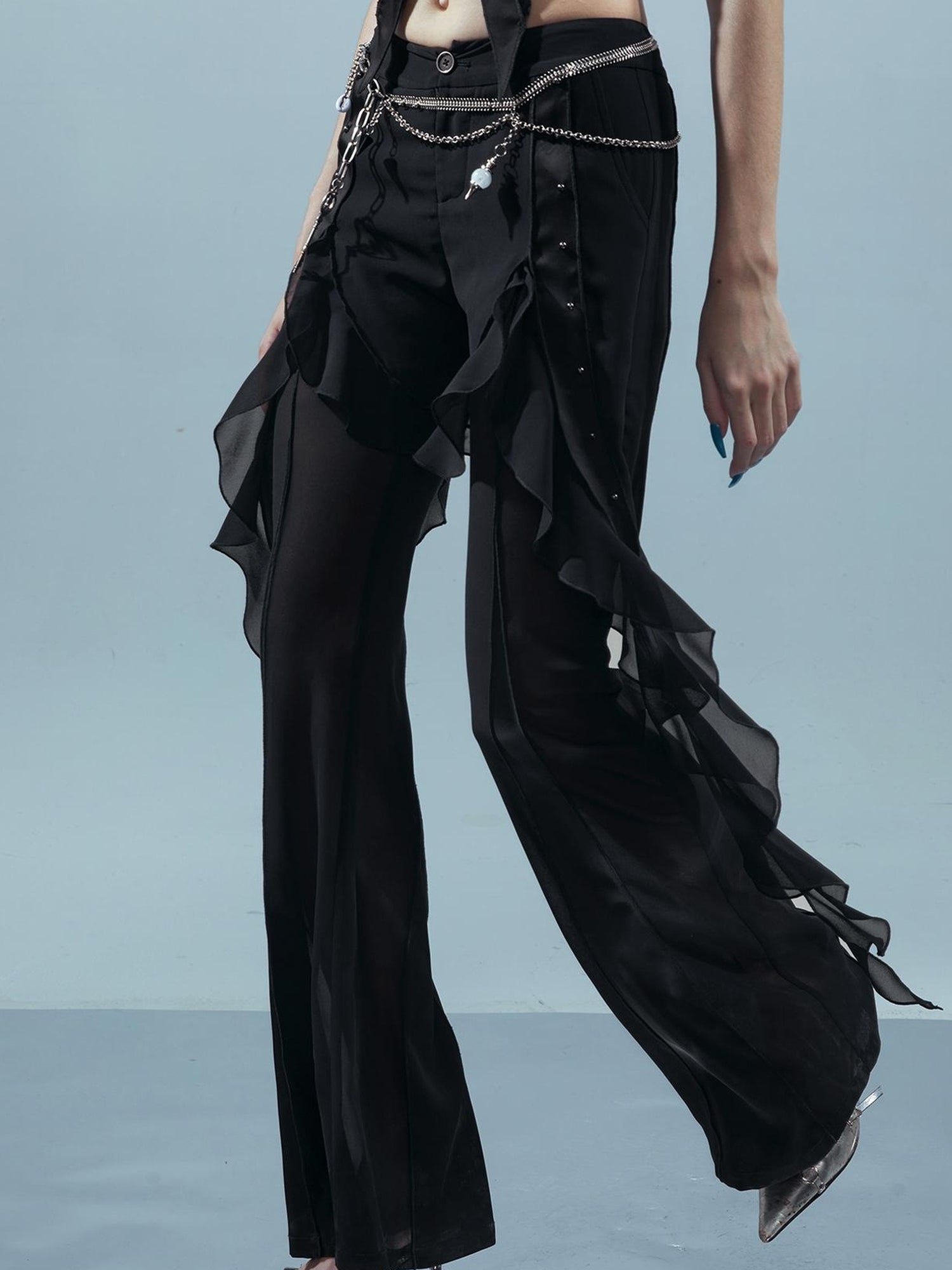 UpdateNN NORTH NODE Piscean Loom Ethereal Threads Flared Pants