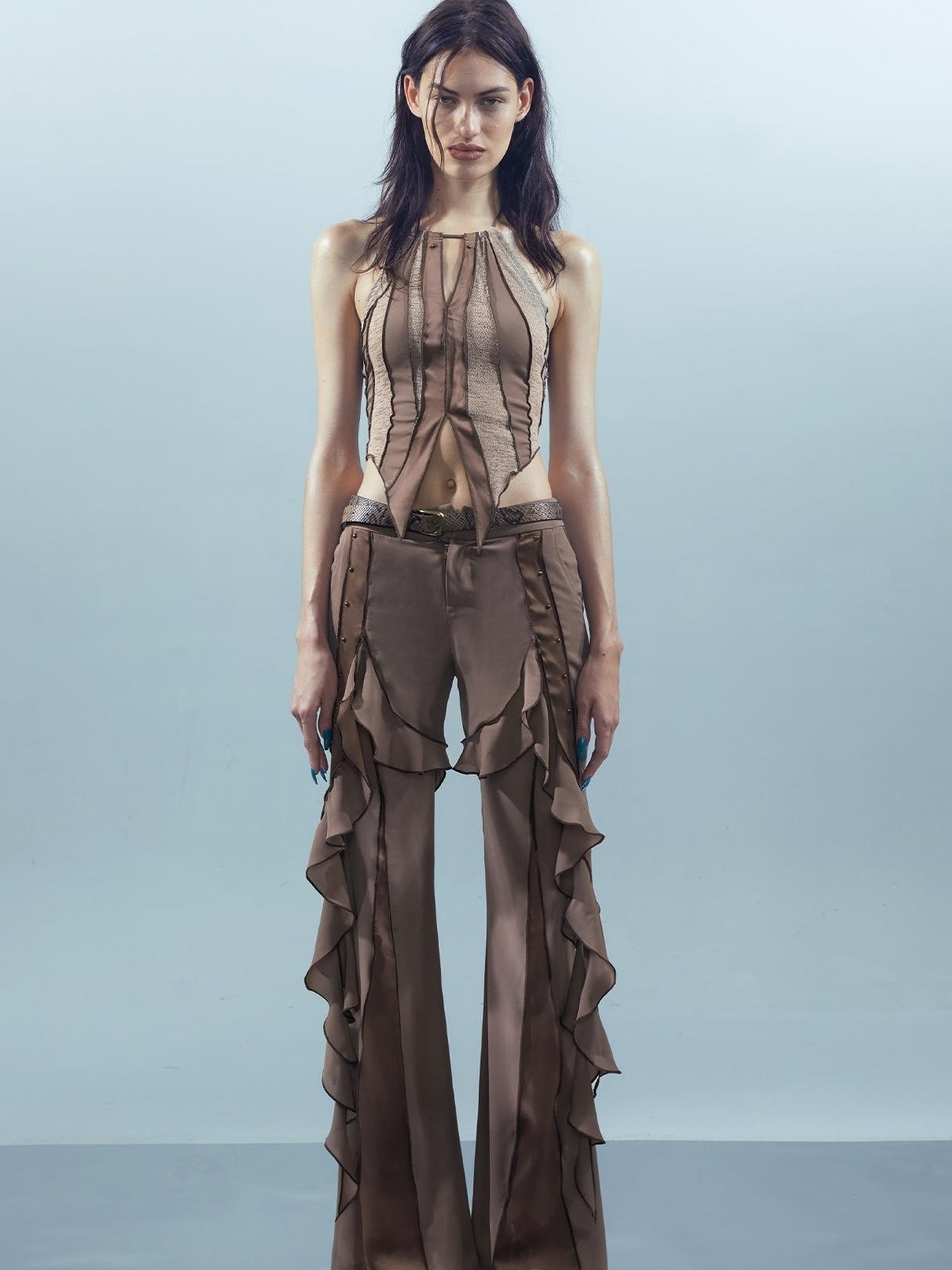 UpdateNN NORTH NODE Piscean Loom Ethereal Threads Flared Pants