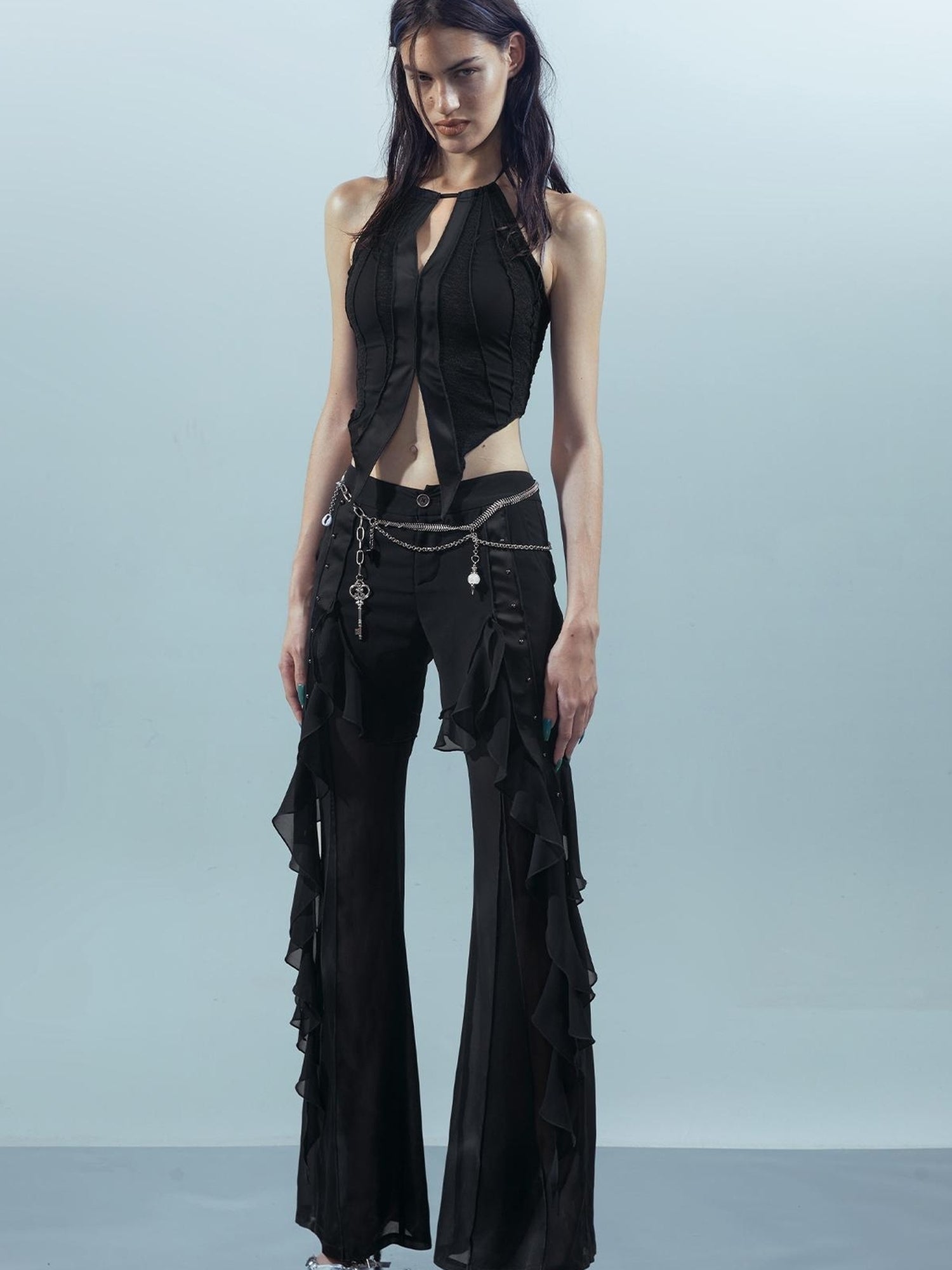 UpdateNN NORTH NODE Piscean Loom Ethereal Threads Flared Pants