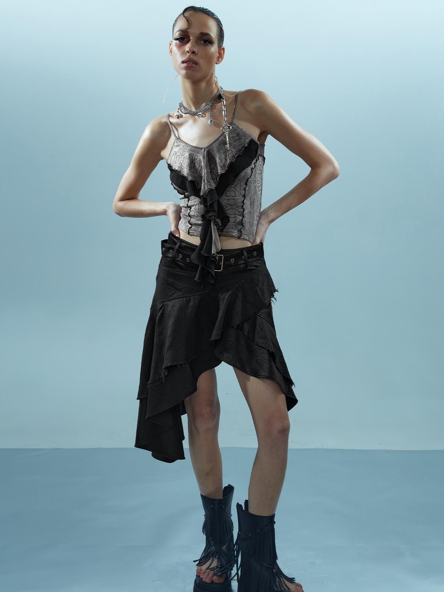 NN NORTH NODE Piscean Loom Ethereal Threads Serpentine Camisole