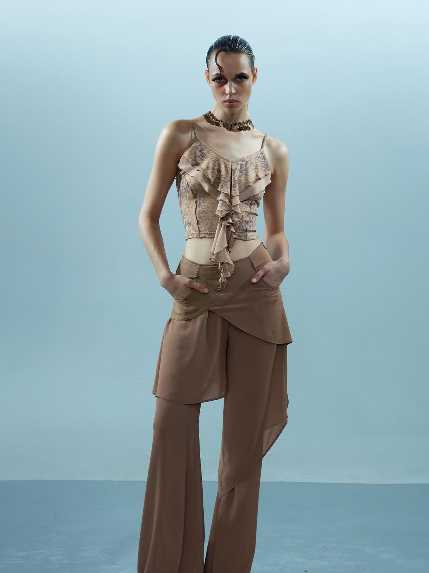 NN NORTH NODE Piscean Loom Ethereal Threads Serpentine Camisole