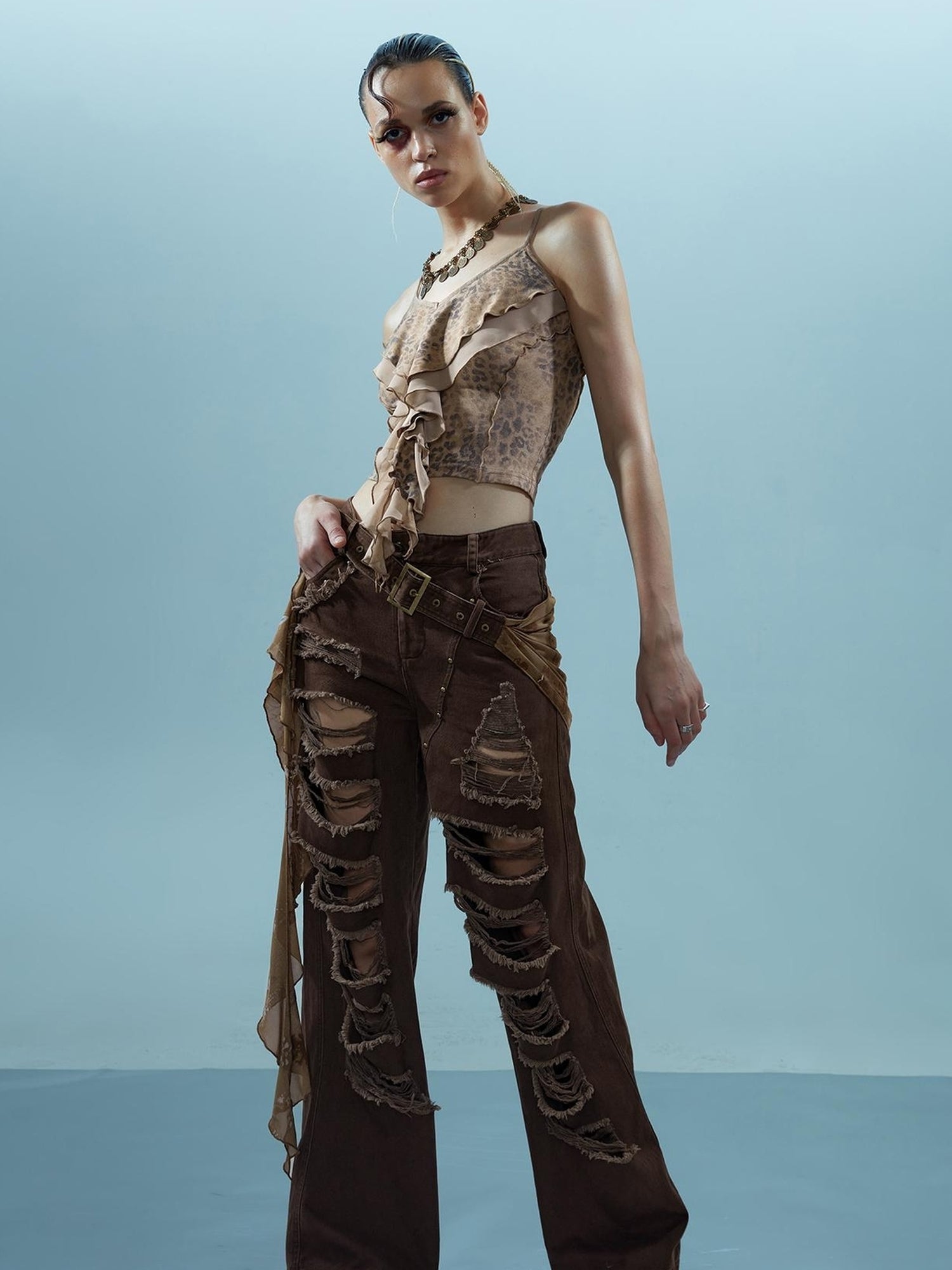 NN NORTH NODE Piscean Loom Ethereal Threads Serpentine Camisole