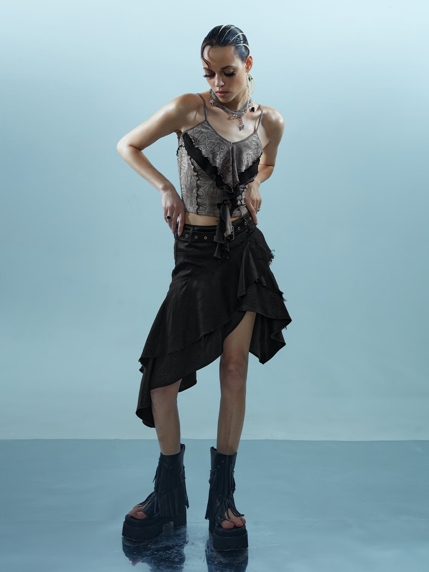 NN NORTH NODE Piscean Loom Ethereal Threads Serpentine Camisole