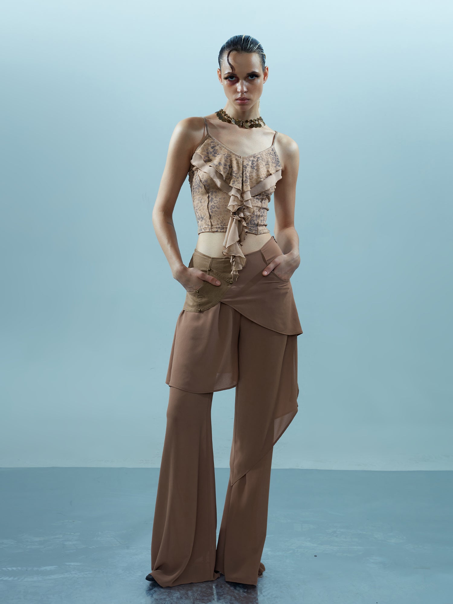 NN NORTH NODE Piscean Loom Ethereal Threads Serpentine Camisole