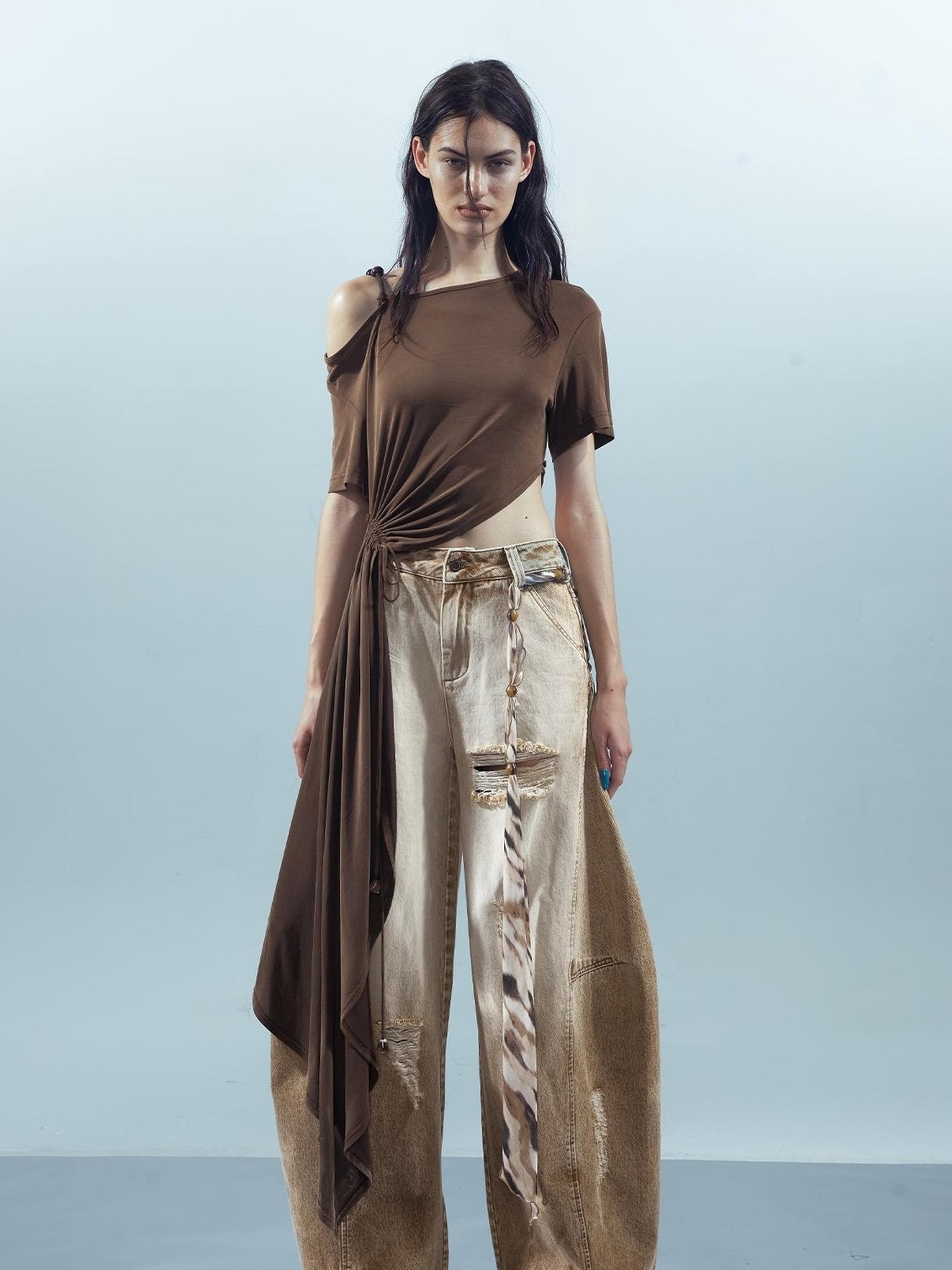 UpdateNN NORTH NODE Piscean Loom Ethereal Threads Tapered Jeans