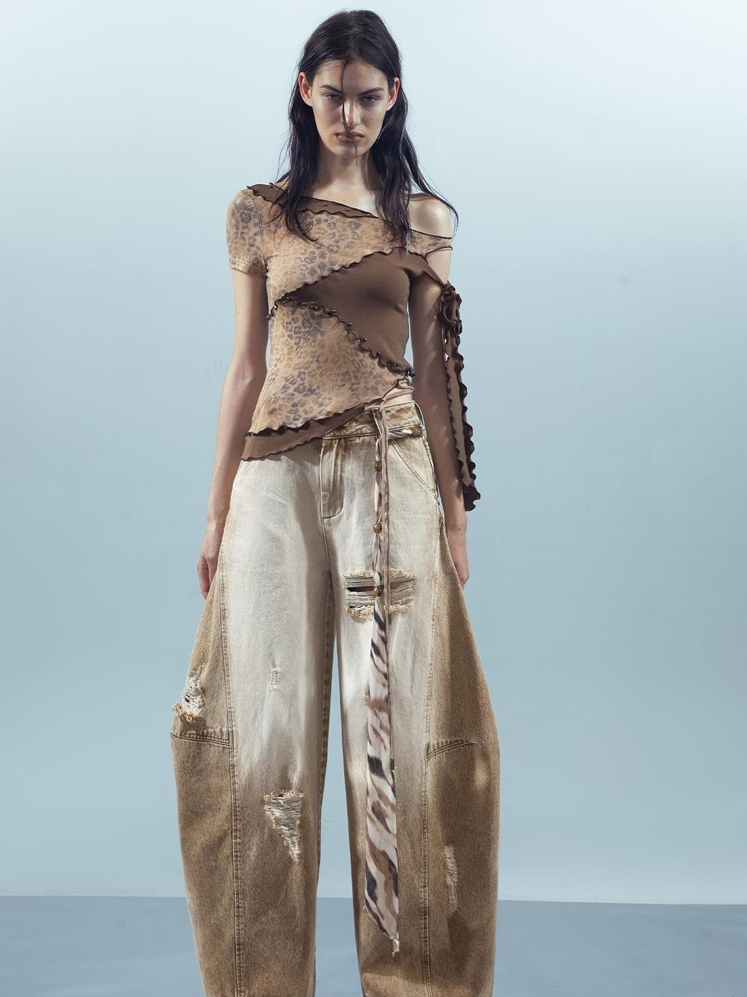 UpdateNN NORTH NODE Piscean Loom Ethereal Threads Tapered Jeans