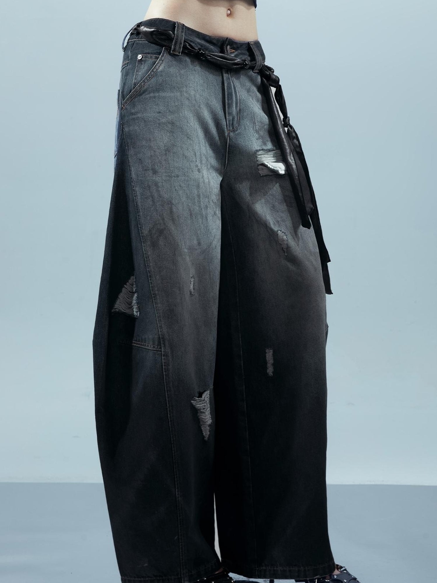 UpdateNN NORTH NODE Piscean Loom Ethereal Threads Tapered Jeans