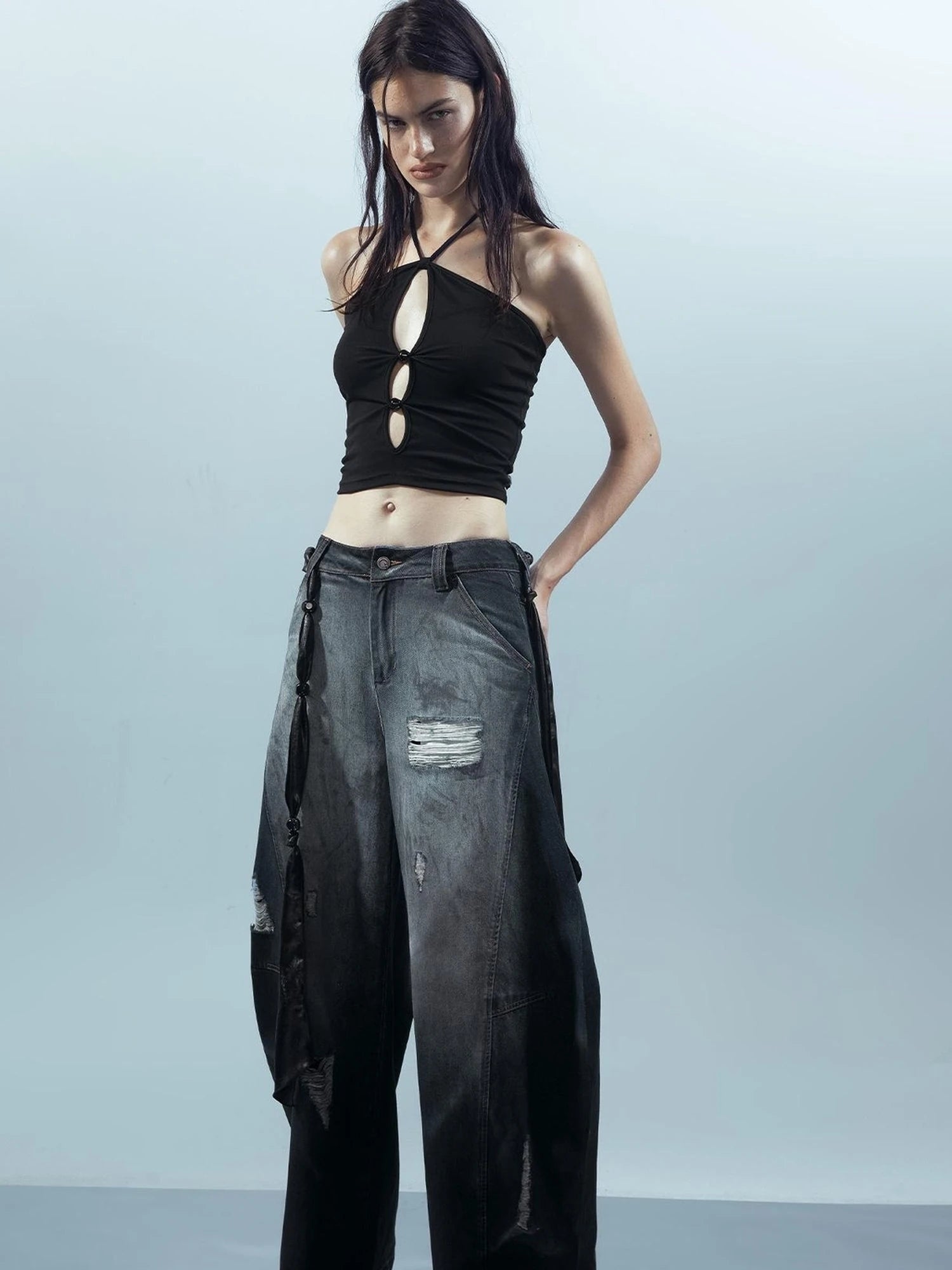 Piscean Loom Ethereal Threads Tapered Jeans