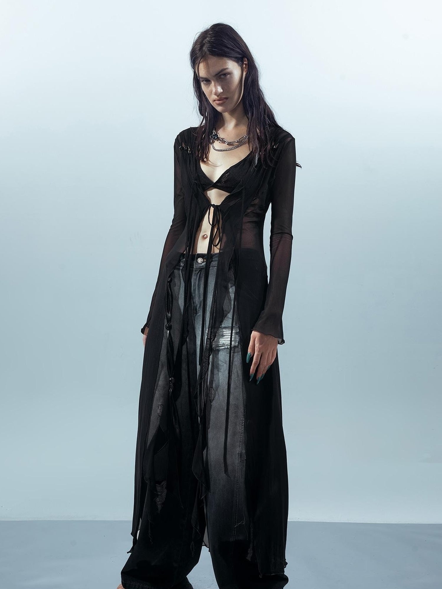 UpdateNN NORTH NODE Piscean Loom Ethereal Threads Tapered Jeans
