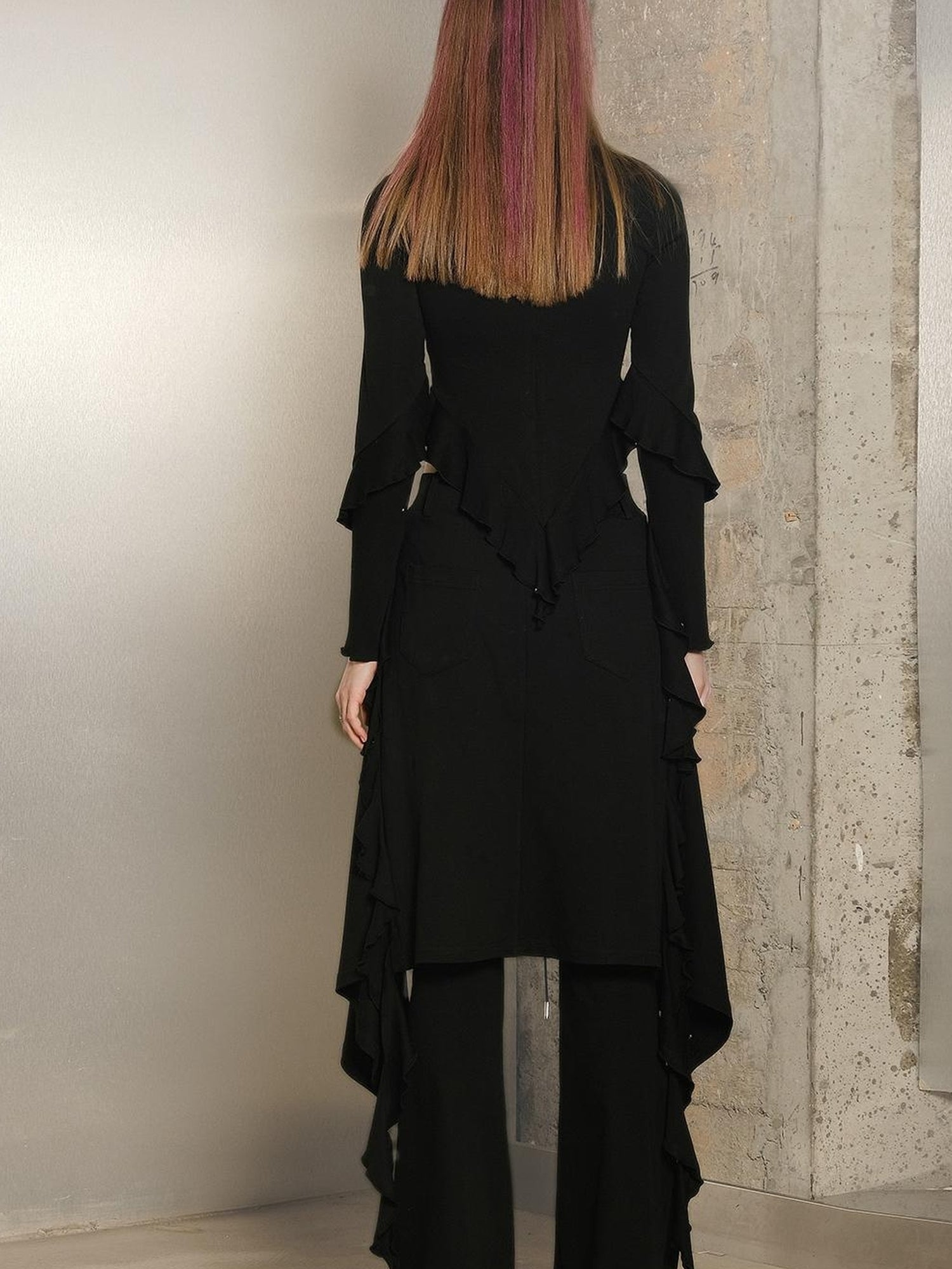 UpdateNN NORTH NODE Pleated Knit Culotte Trousers