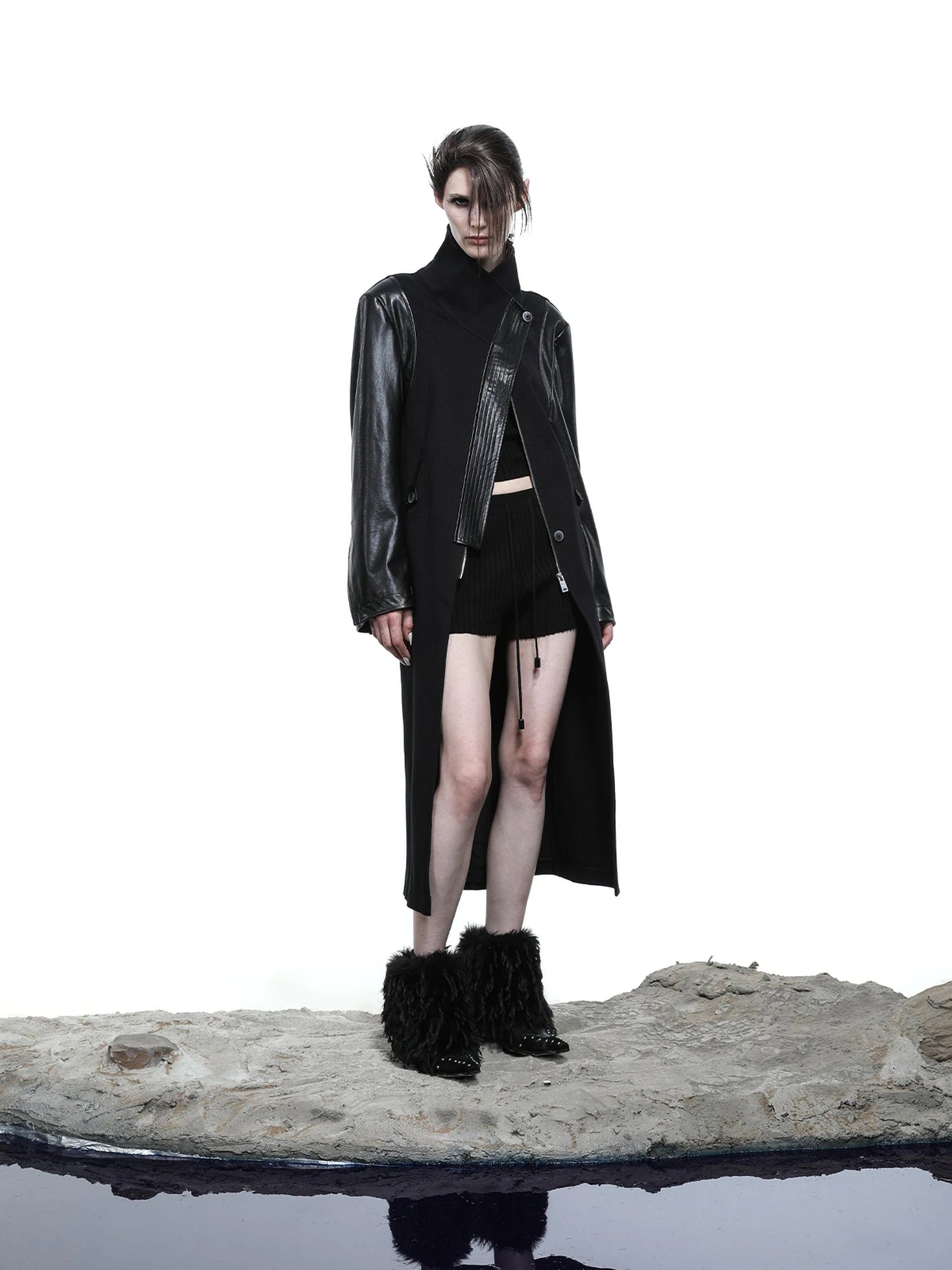 Pointed Toe Stiletto Ankle Boots 6cm Heel