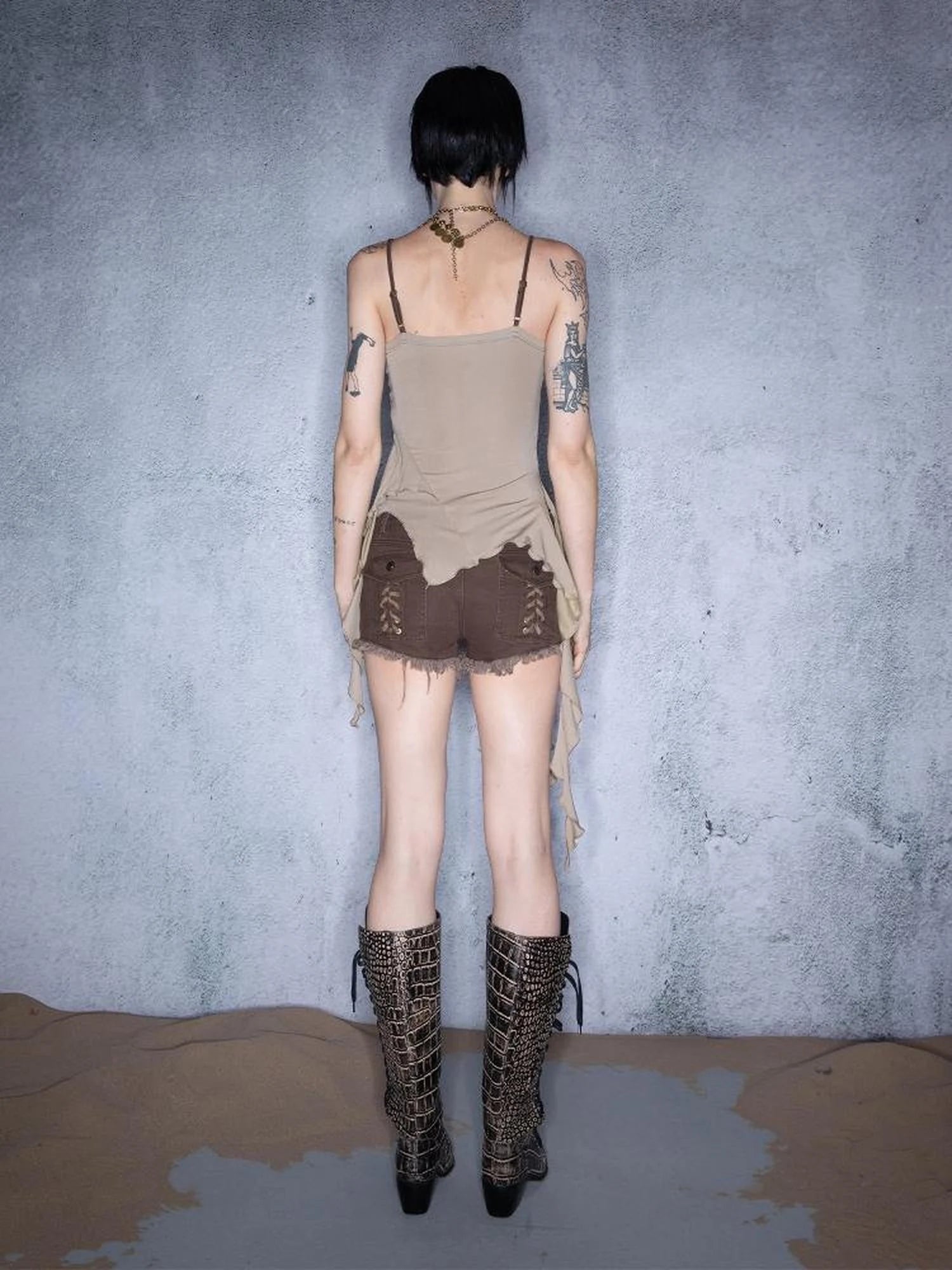 Ragged Modal Slip Top