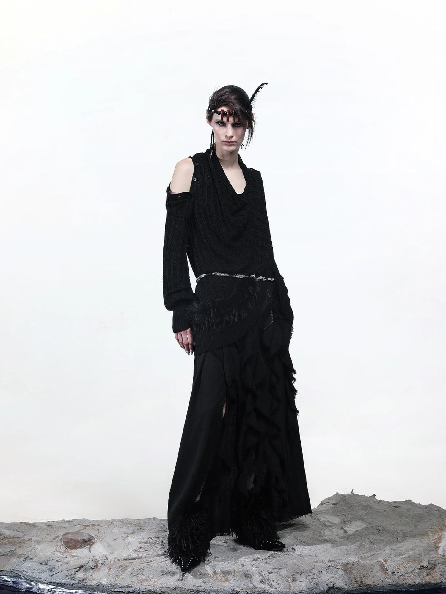 Rayon Cotton Silk Mesh Knit Cardigan