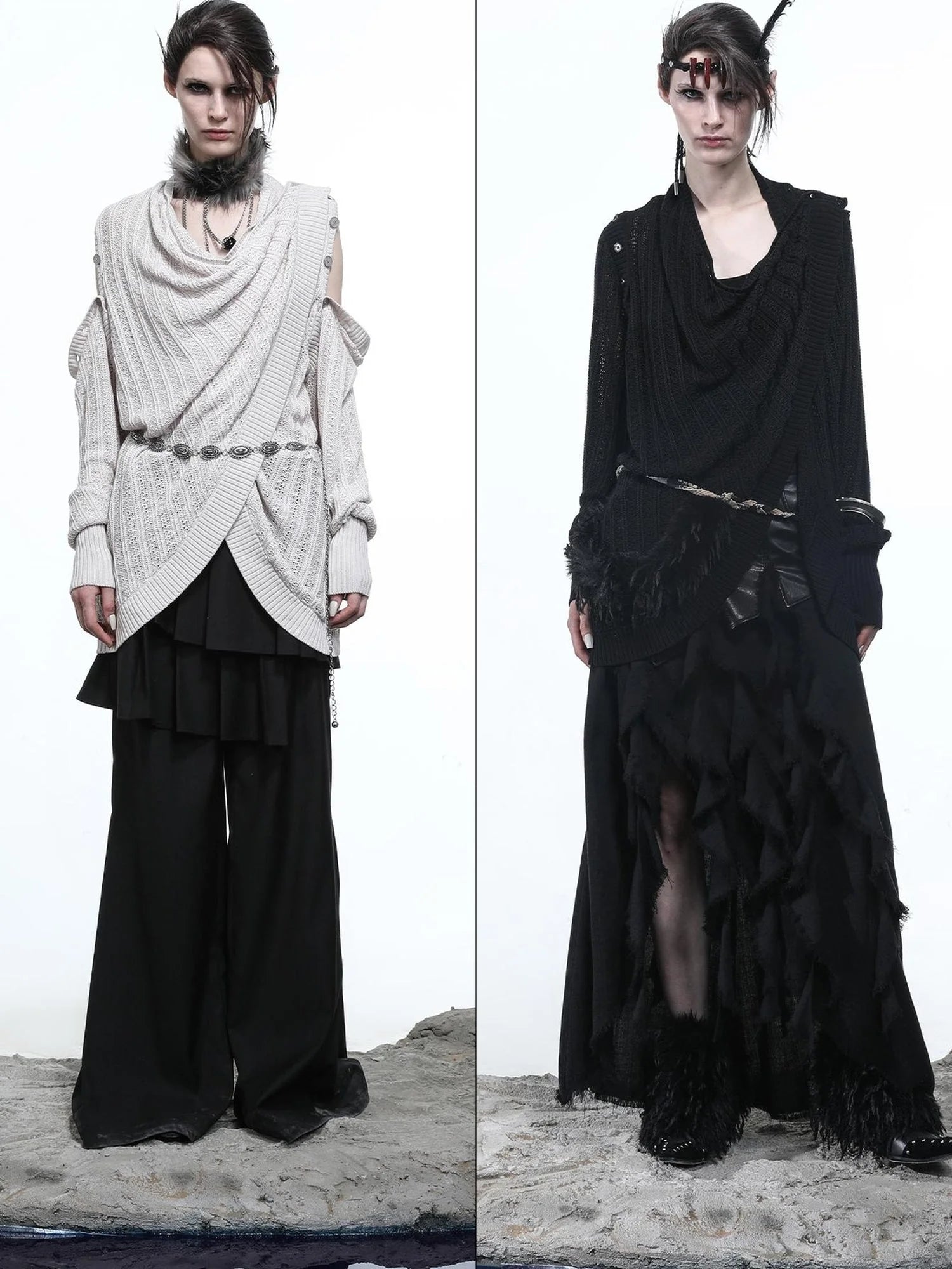 Rayon Cotton Silk Mesh Knit Cardigan