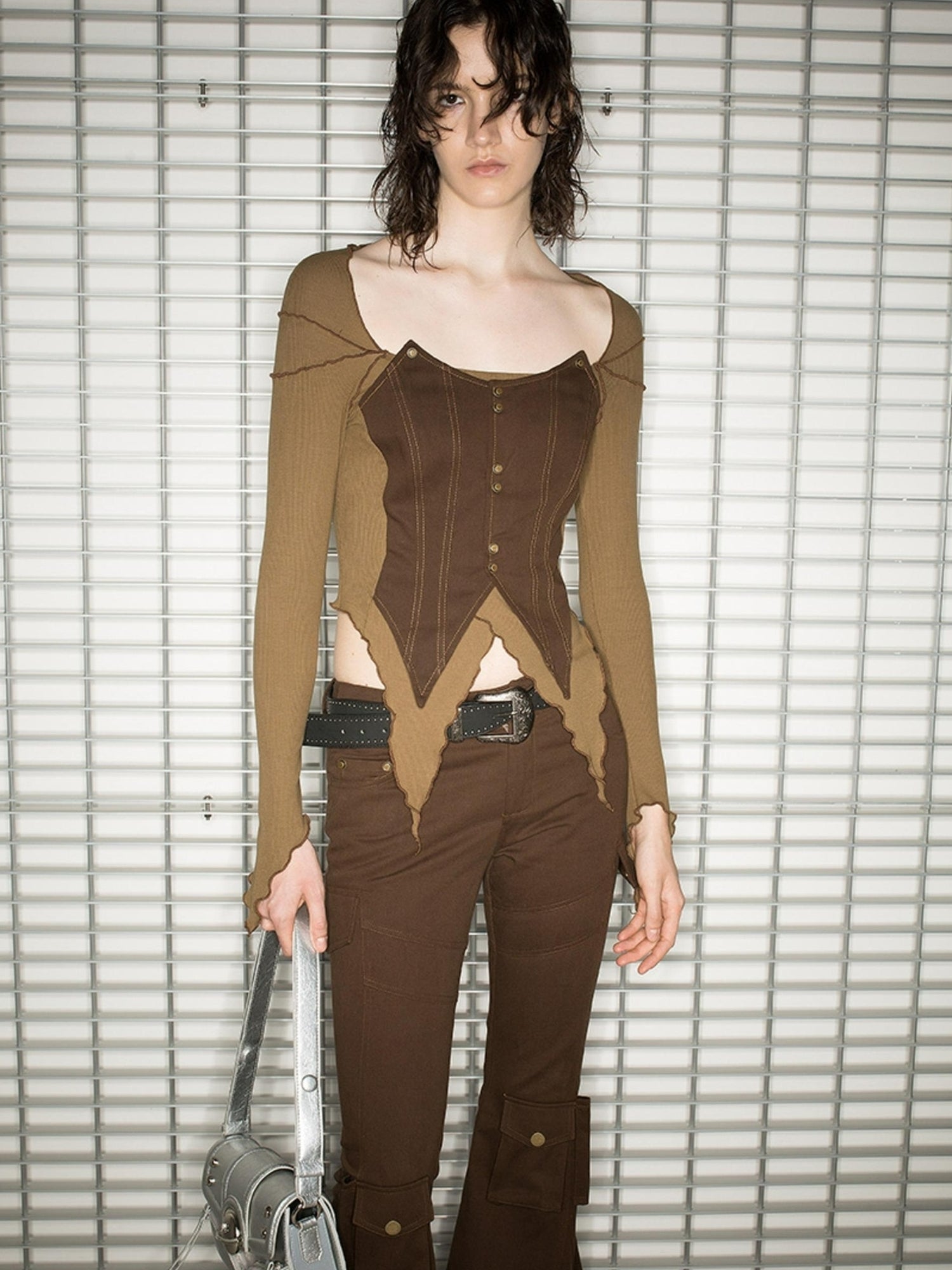 UpdateNN NORTH NODE Retro Collar Vintage Floral Print Blouse