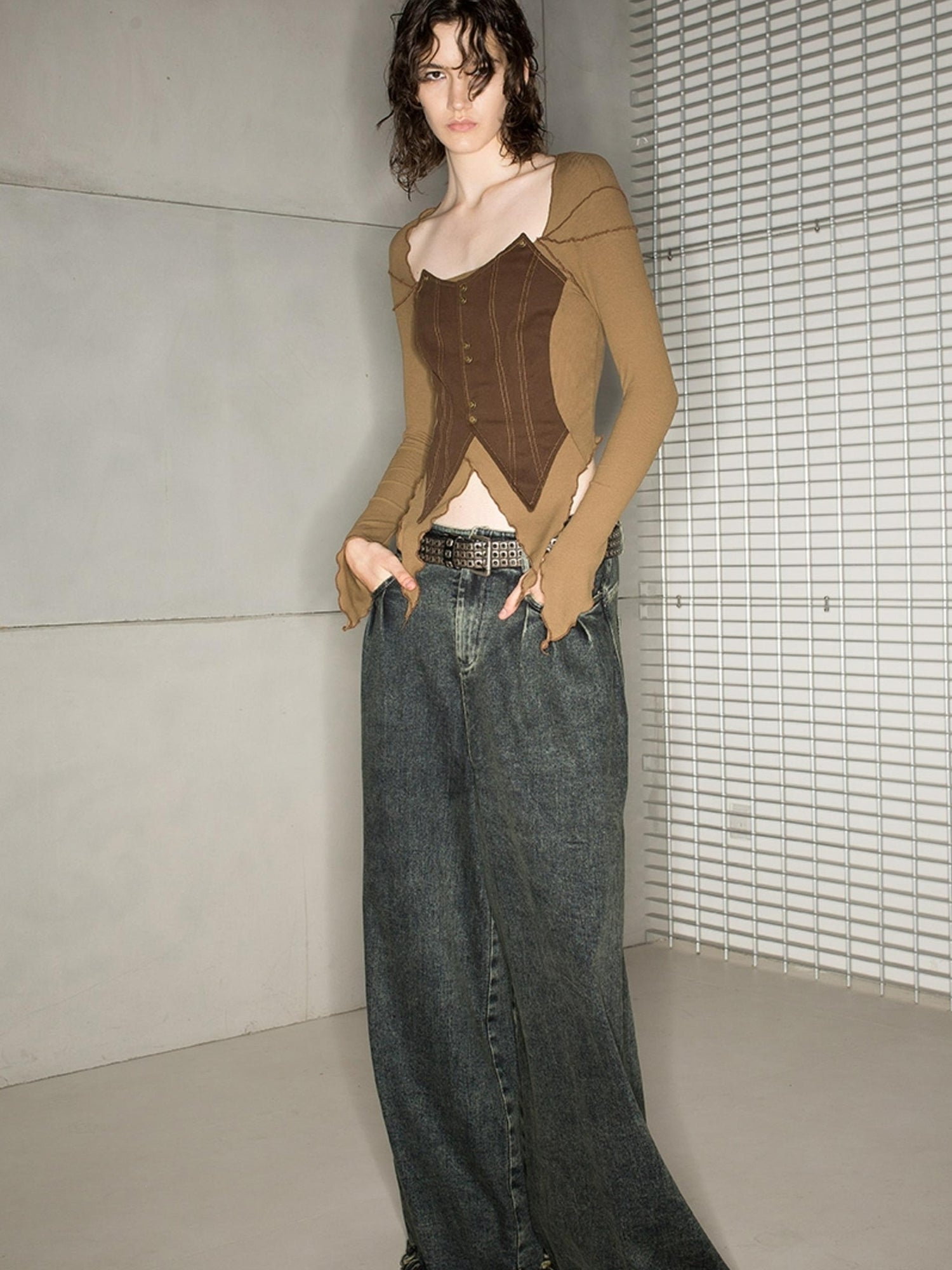 UpdateNN NORTH NODE Retro Collar Vintage Floral Print Blouse