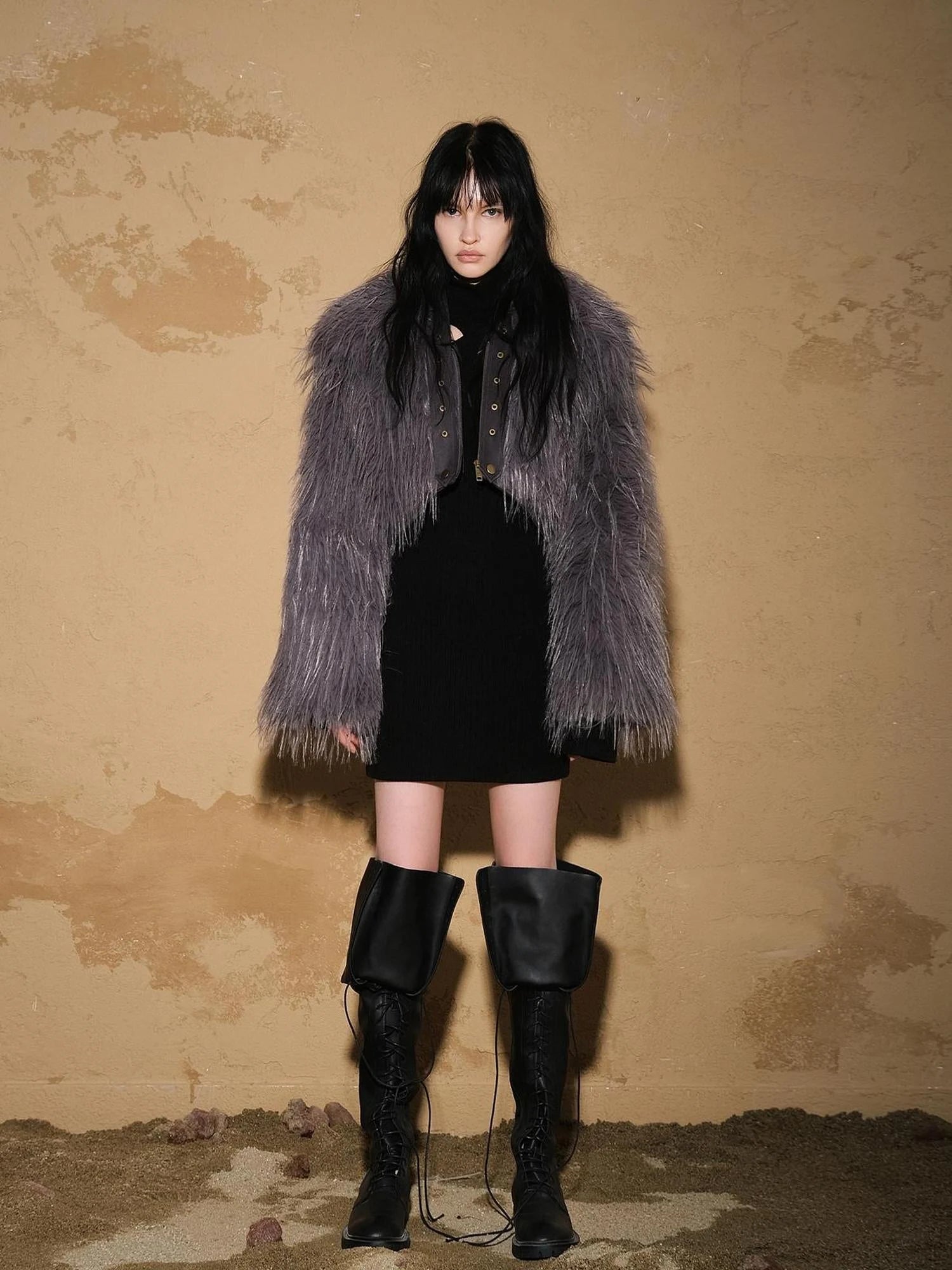 Short Pile Astro Trim Jacket