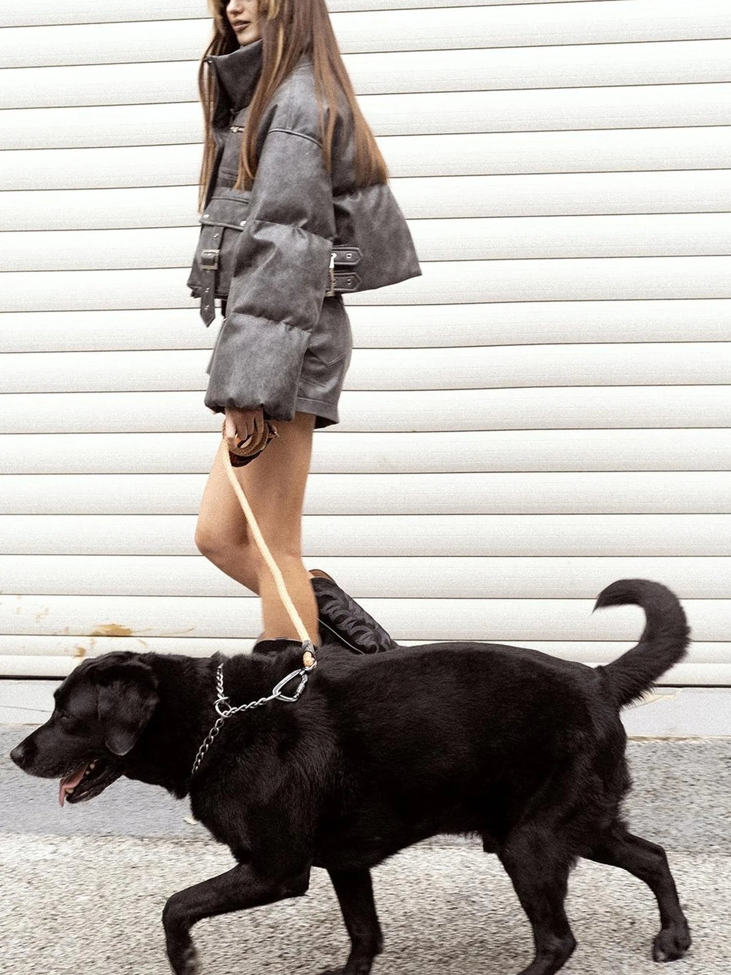 Short Puffer Jacket With 90 White Duck Down Stylish Warm Quilted Coat