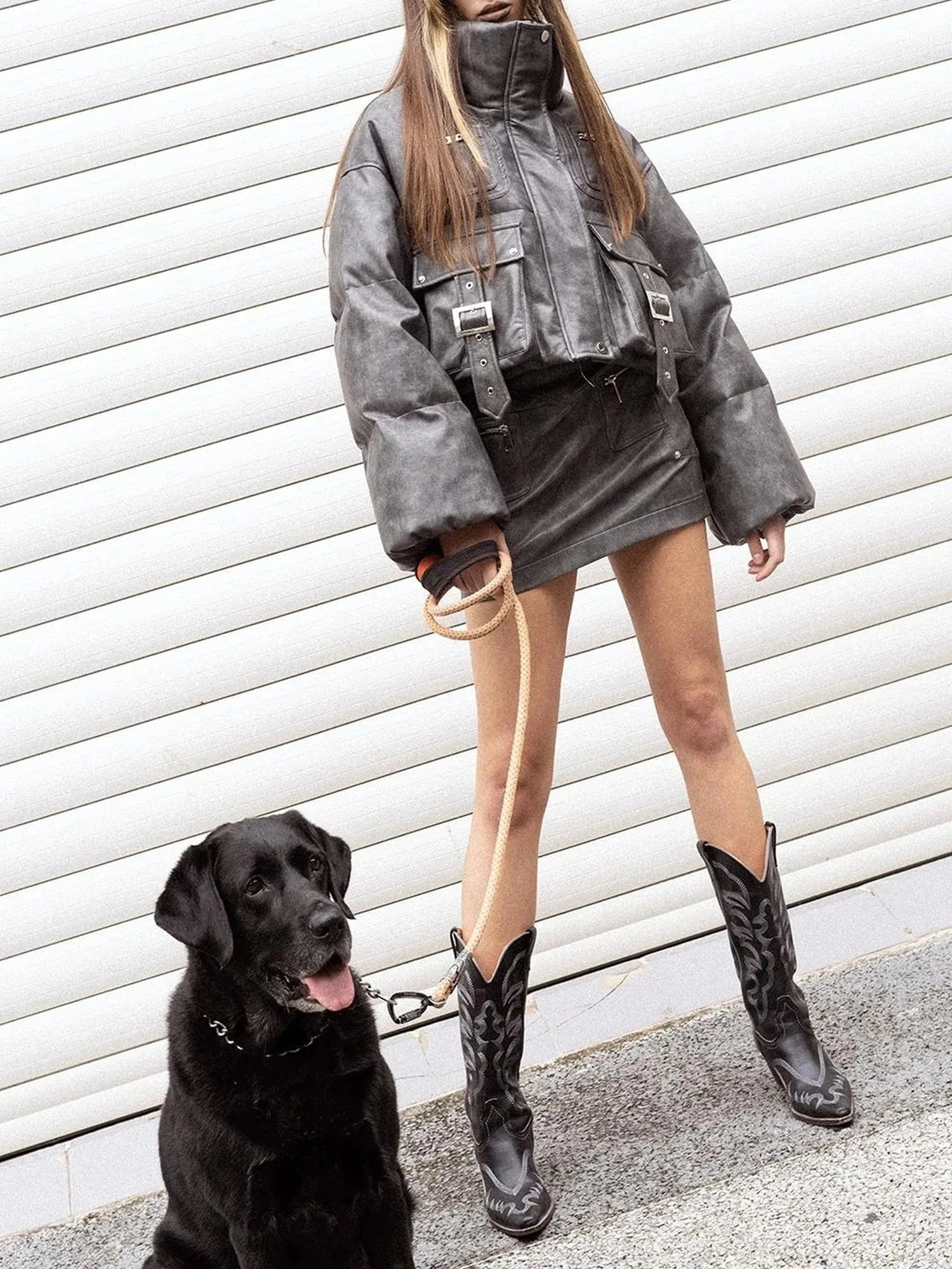 Short Puffer Jacket With 90 White Duck Down Stylish Warm Quilted Coat