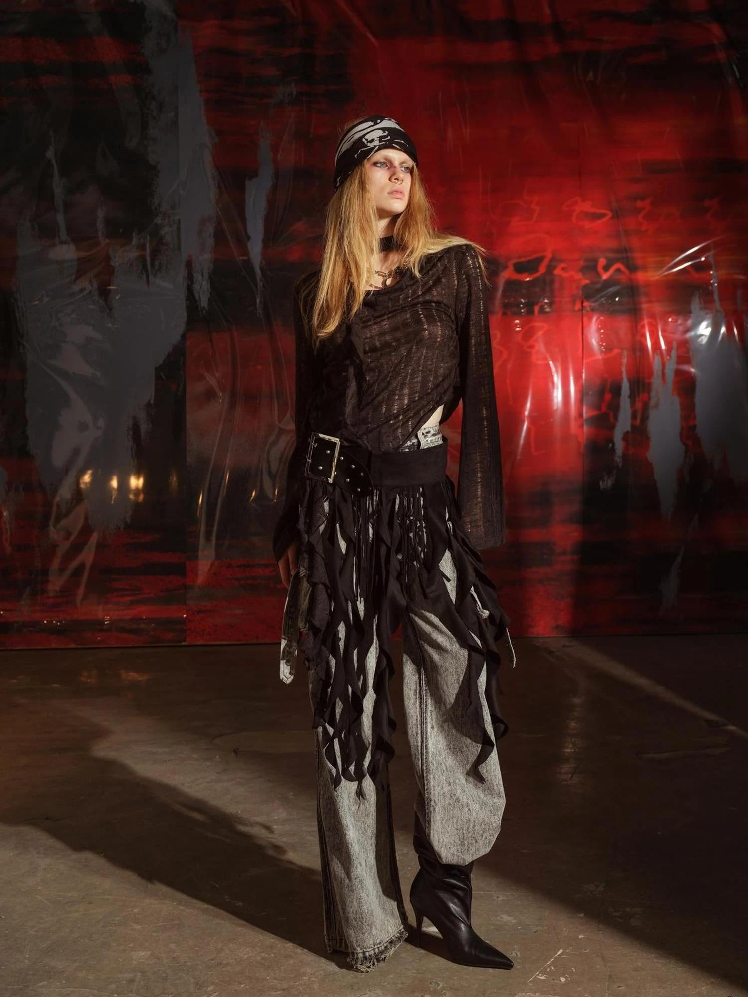 Soul Dance Fringed Suede Waist Belt