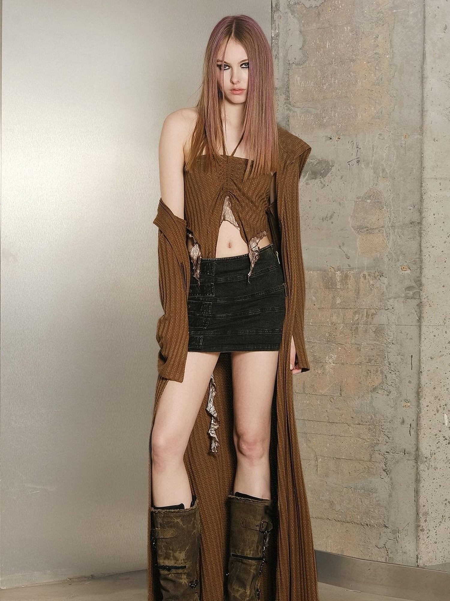 UpdateNN NORTH NODE Spliced Halter Neck Cami