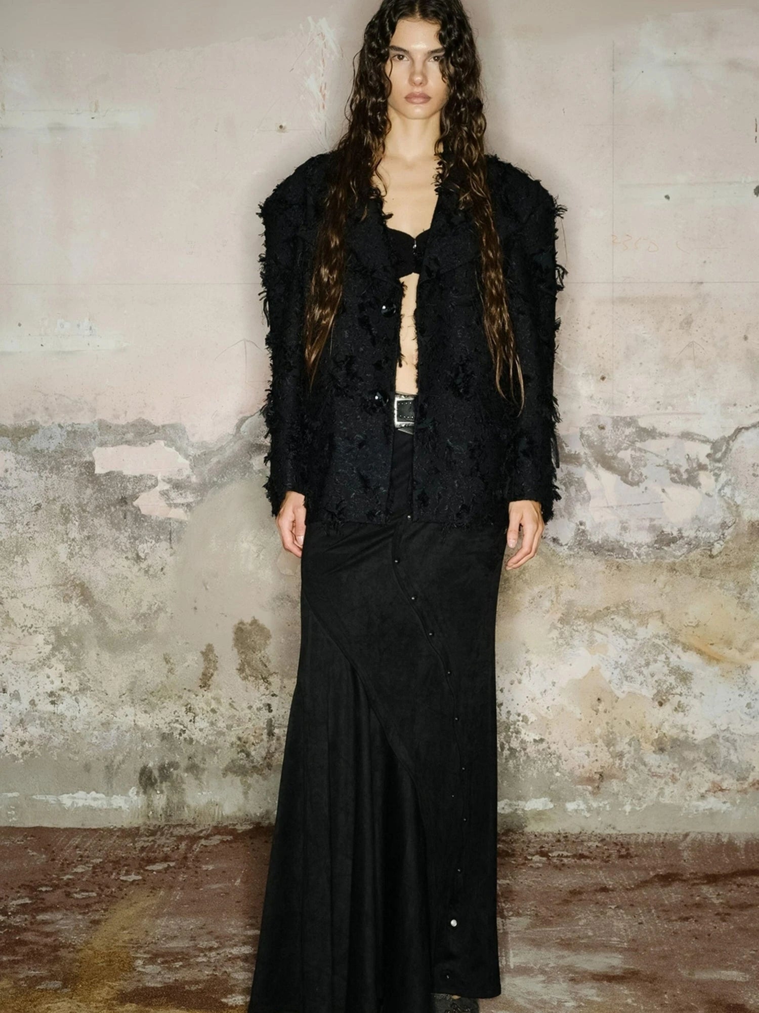 Tailored Cotton Linen Insulated Blazer