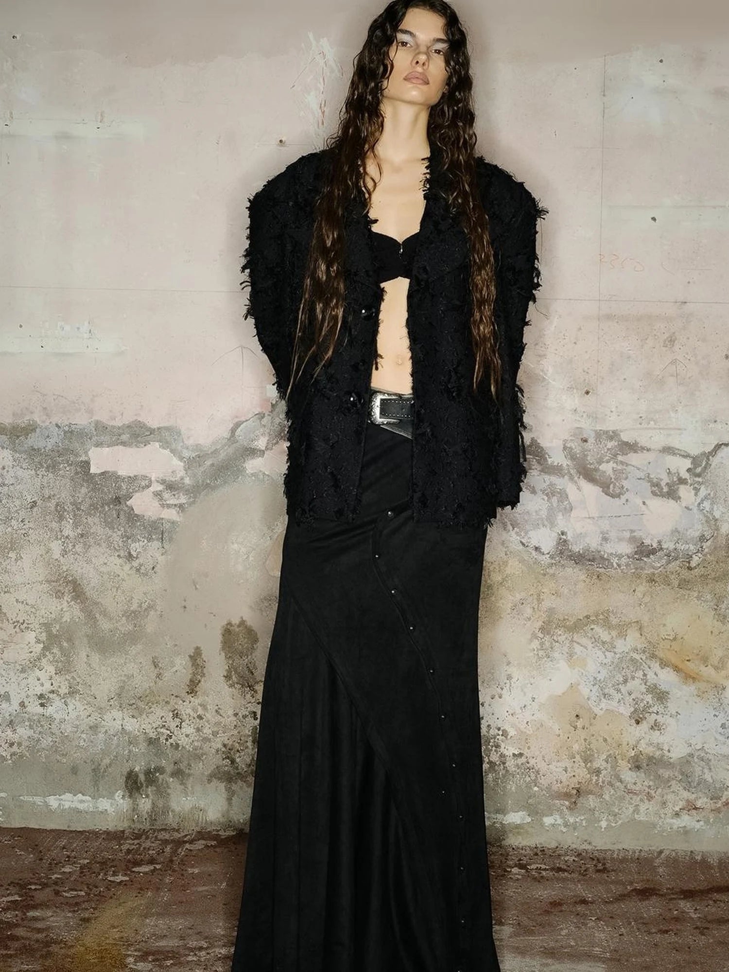 Tailored Cotton Linen Insulated Blazer