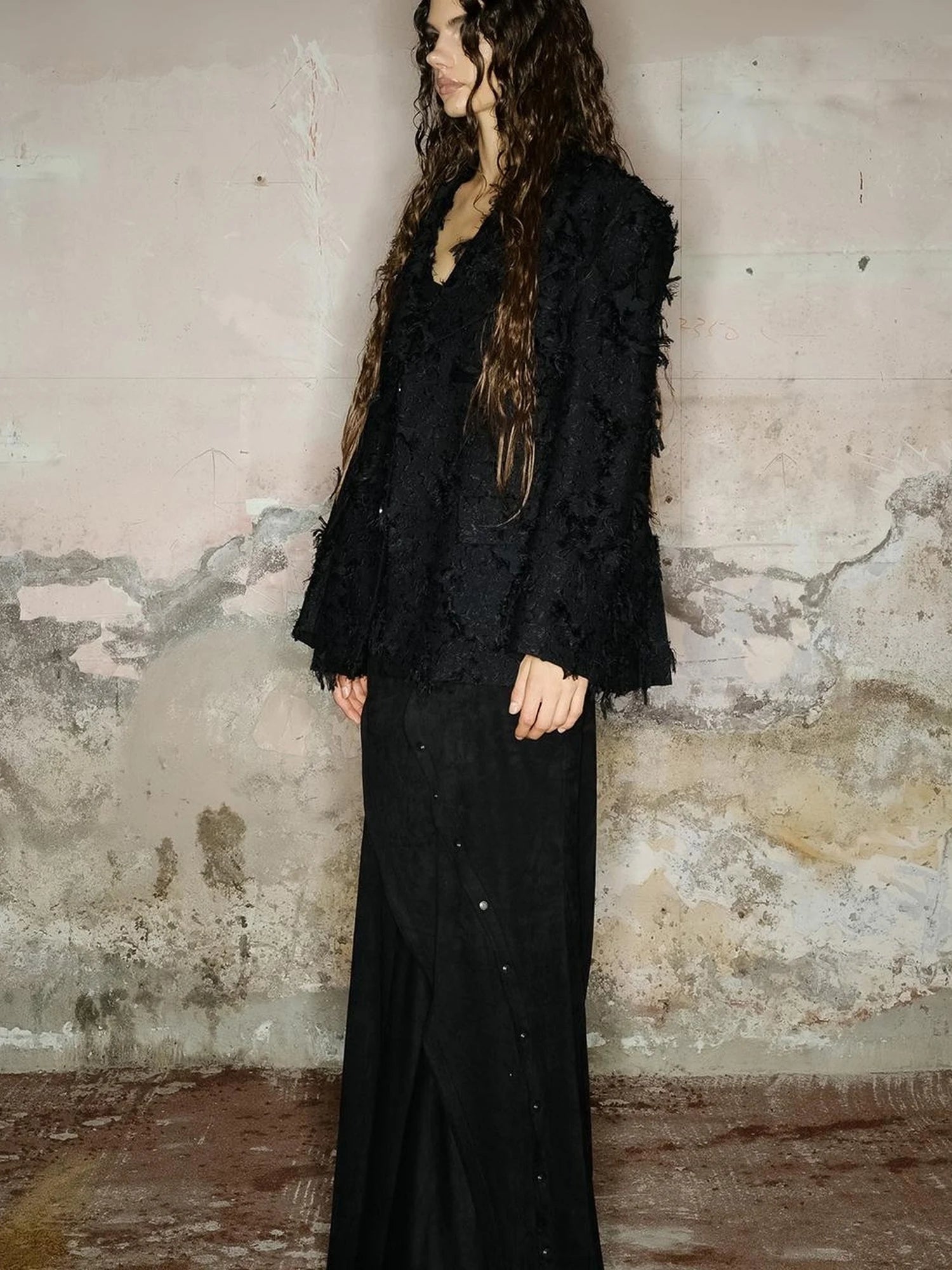 Tailored Cotton Linen Insulated Blazer