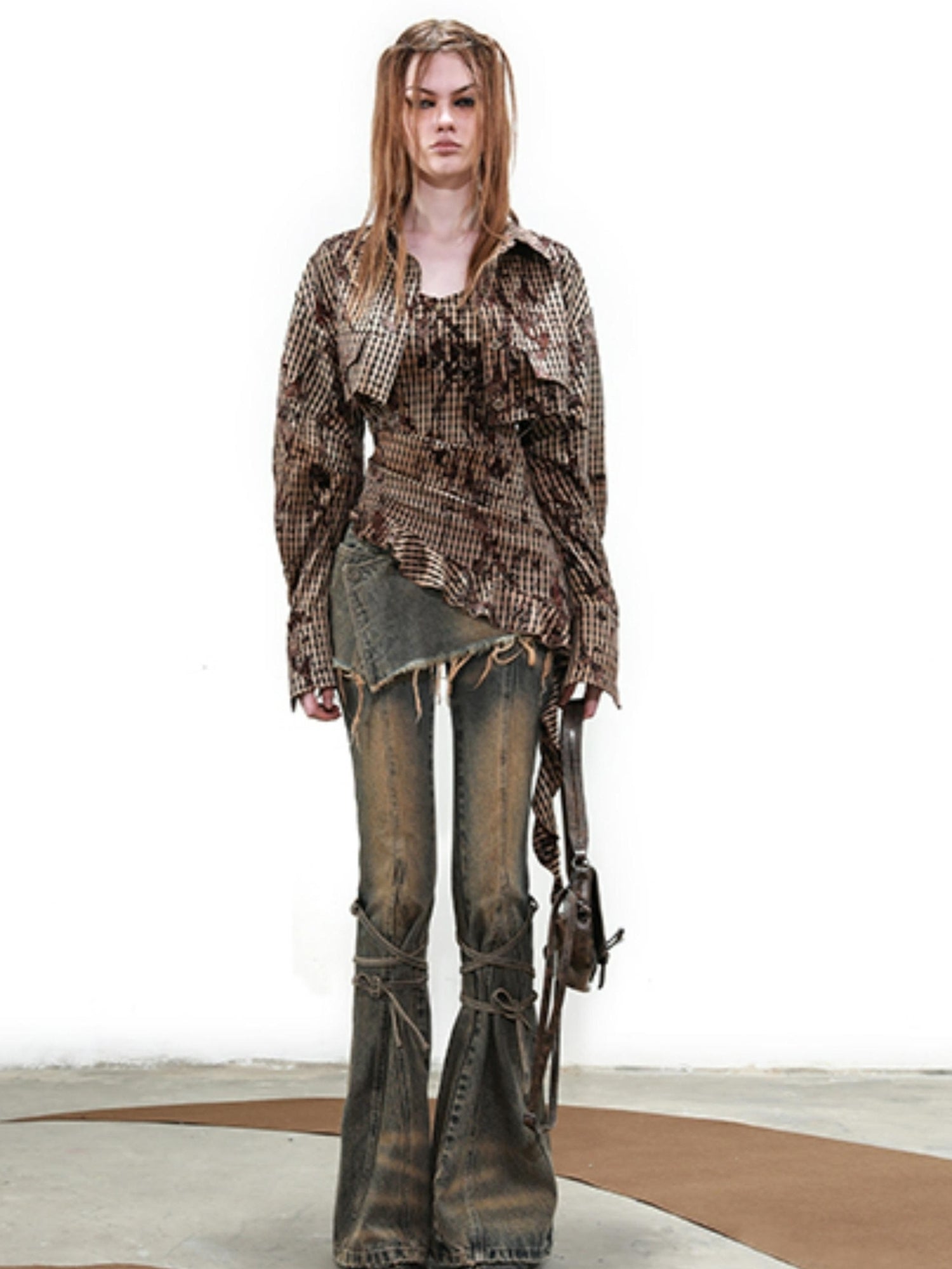 UpdateNN NORTH NODE Textured Plaid Shirt