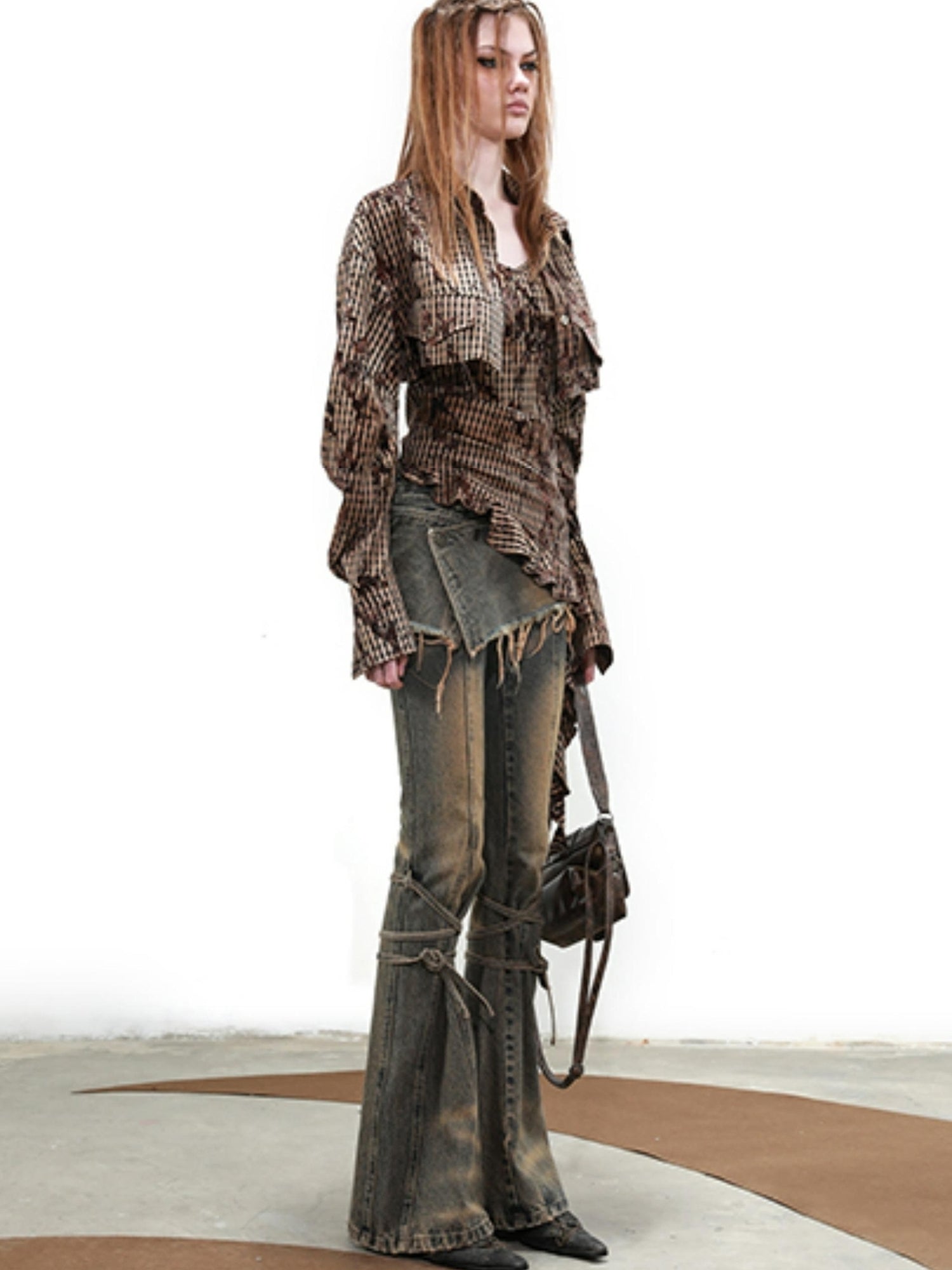 UpdateNN NORTH NODE Textured Plaid Shirt