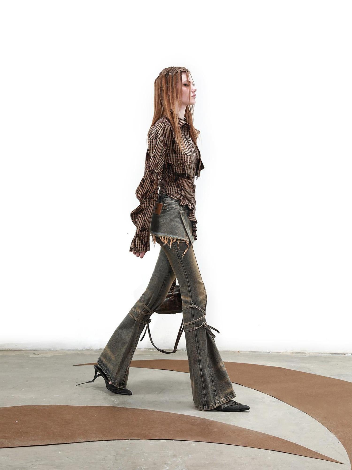 UpdateNN NORTH NODE Textured Plaid Shirt