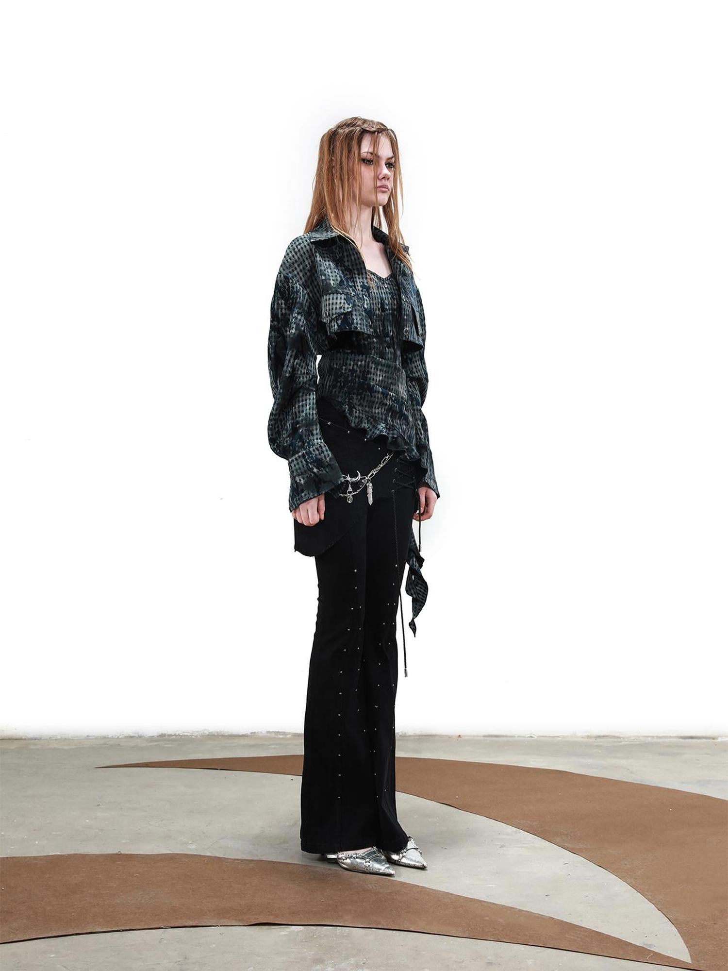 UpdateNN NORTH NODE Textured Plaid Shirt