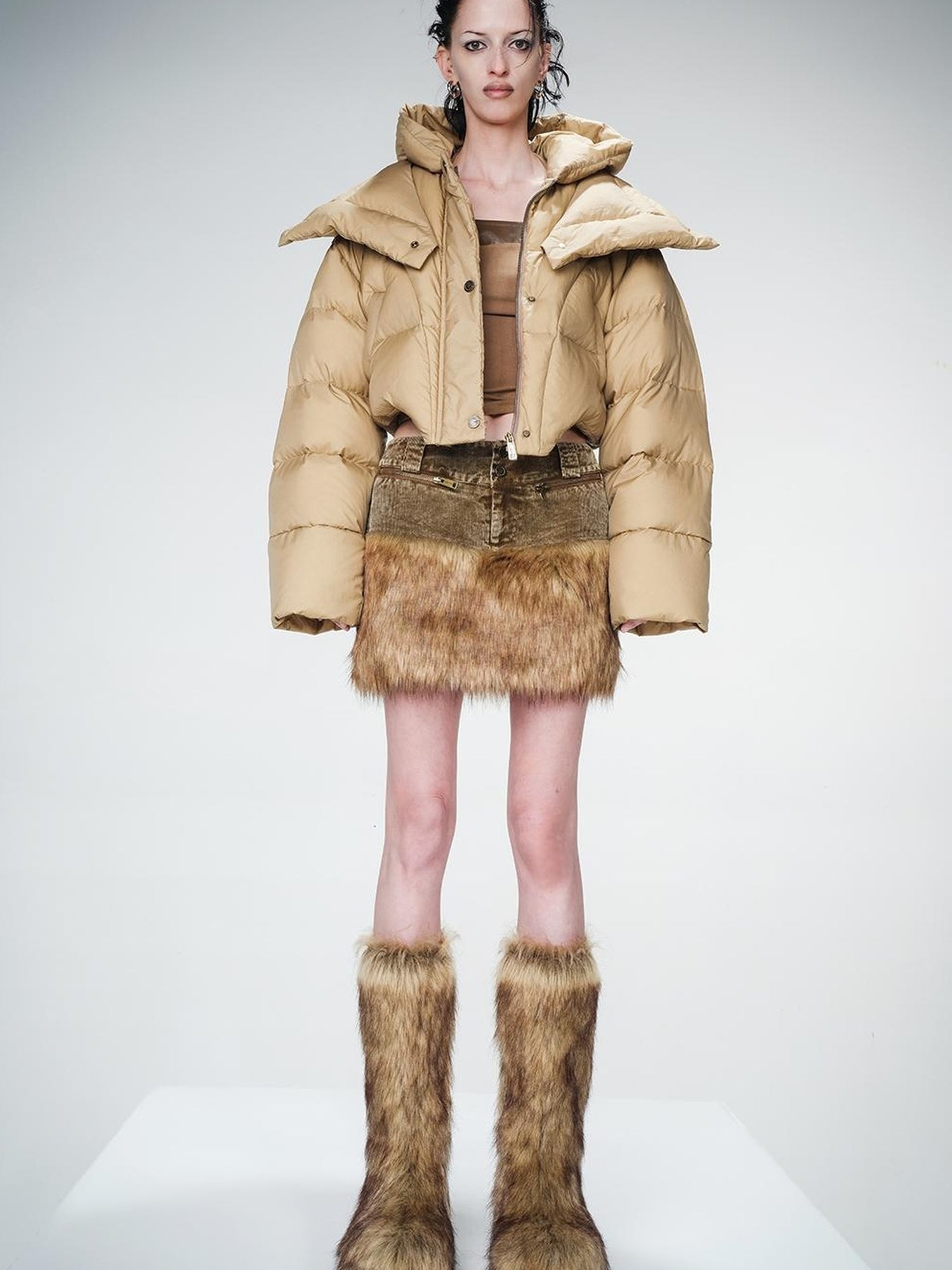 UpdateNN NORTH NODE Ultra Light Thickened Short Down Jacket With 90 Percent White Duck Feather