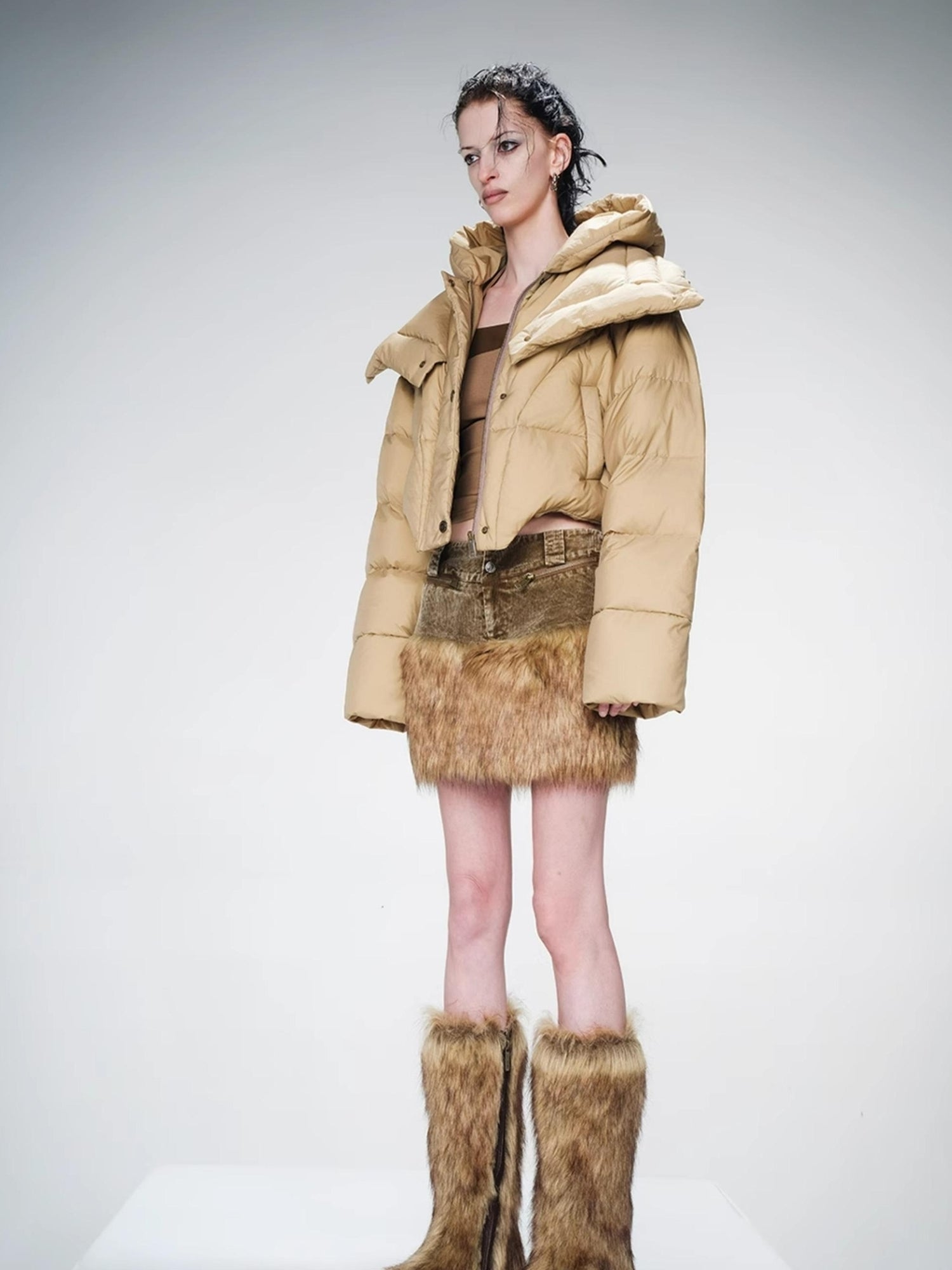 UpdateNN NORTH NODE Ultra Light Thickened Short Down Jacket With 90 Percent White Duck Feather