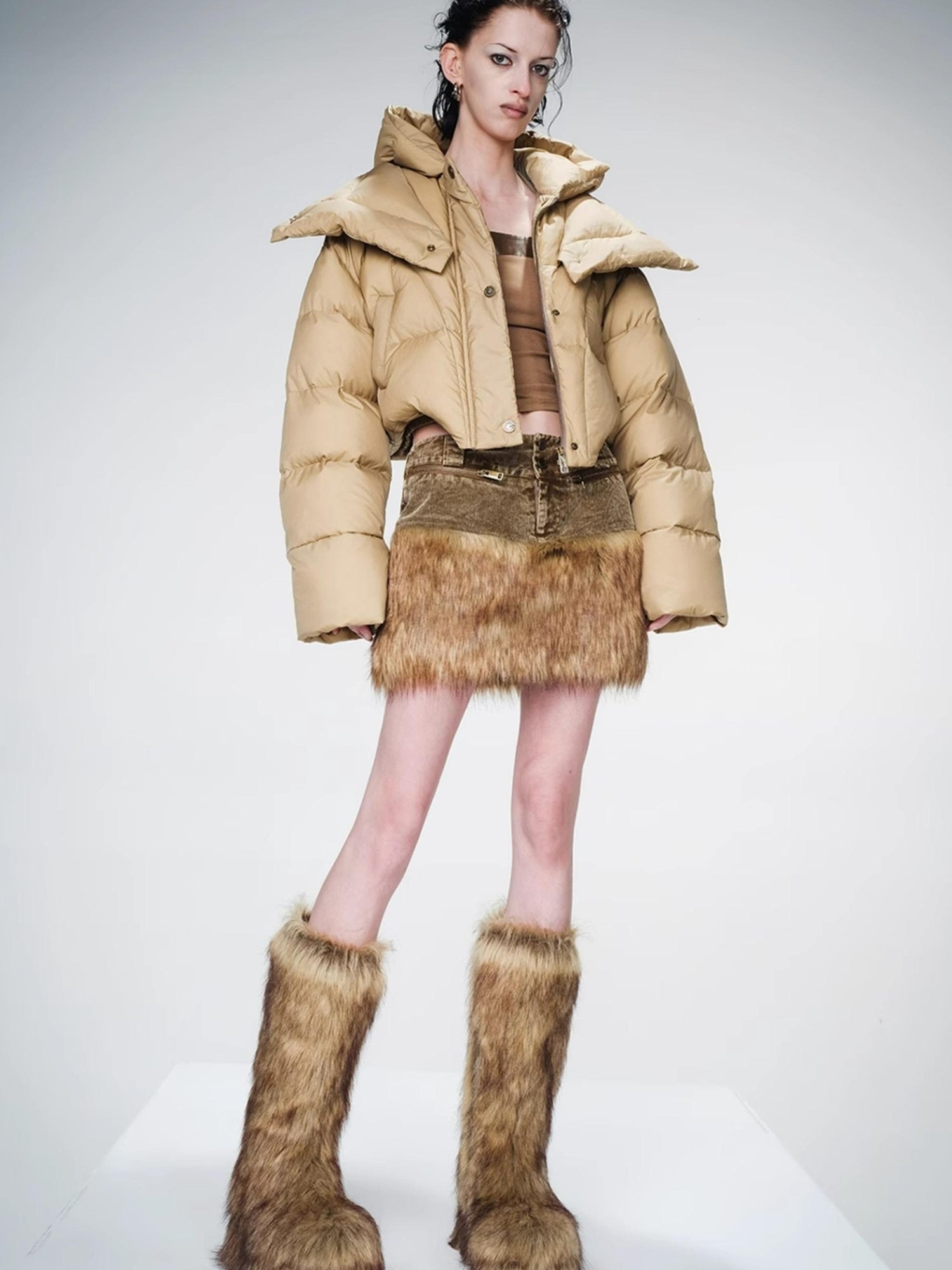 UpdateNN NORTH NODE Ultra Light Thickened Short Down Jacket With 90 Percent White Duck Feather