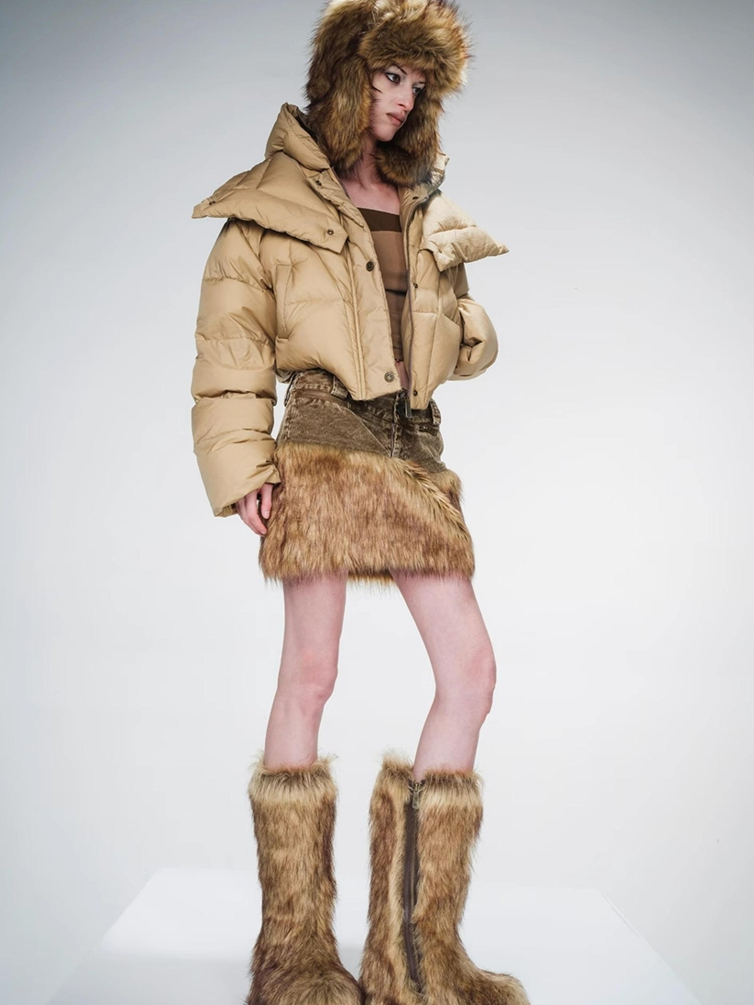 UpdateNN NORTH NODE Ultra Light Thickened Short Down Jacket With 90 Percent White Duck Feather