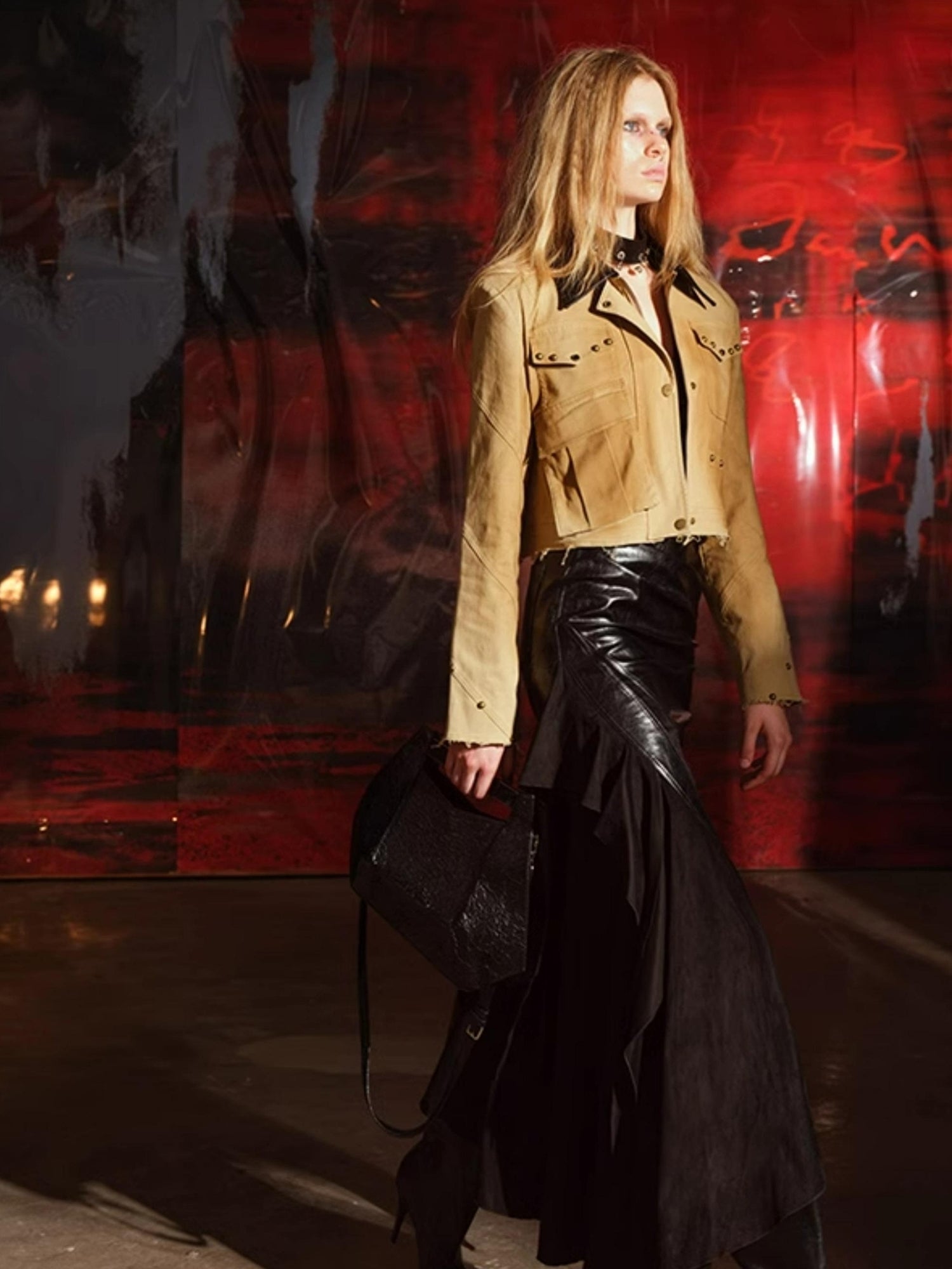 UpdateNN NORTH NODE Vintage Denim Set With Tailored Jacket And Mermaid Skirt