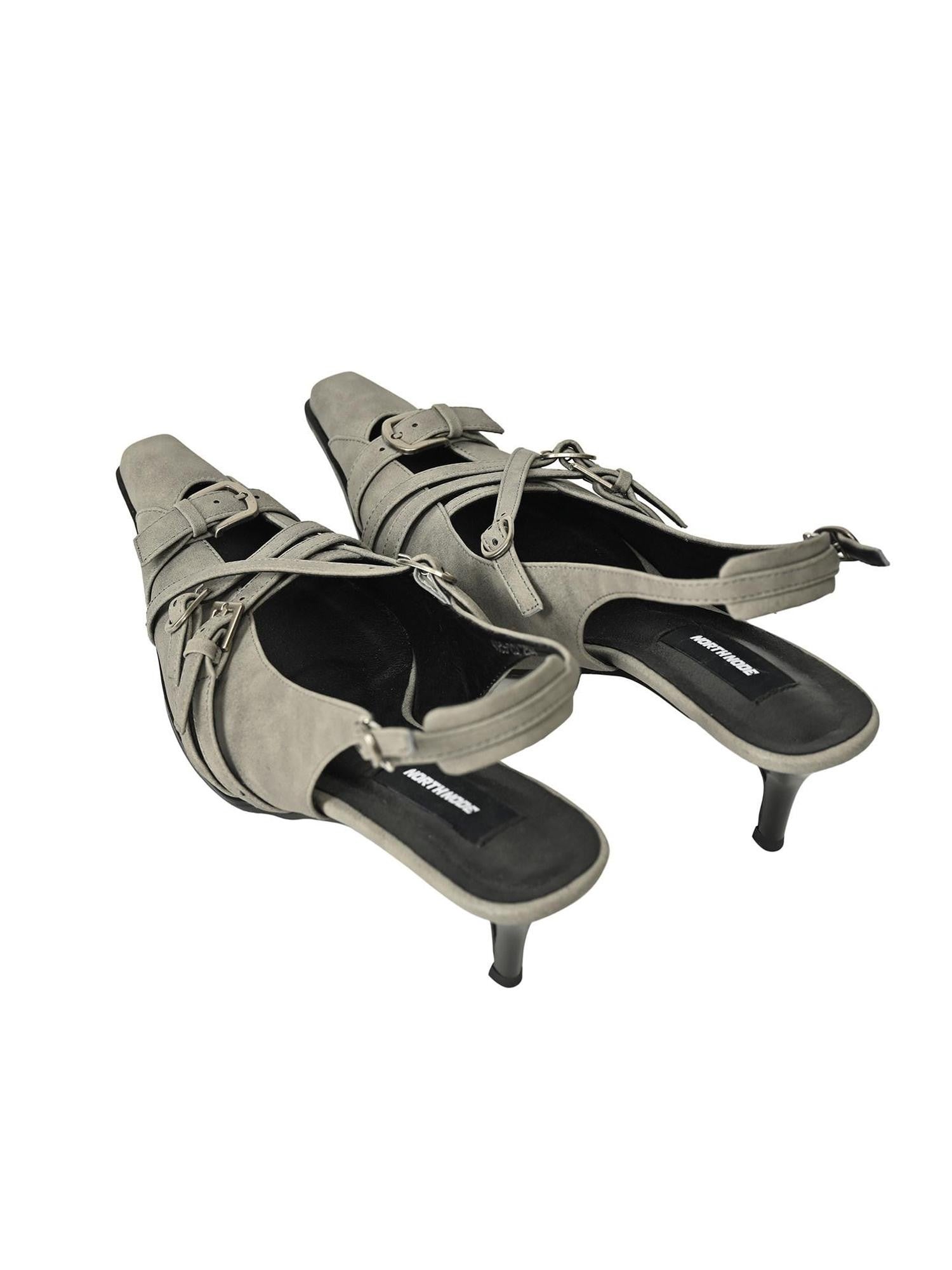NORTH NODE Almond Roman Wrap Pointed Toe Women&