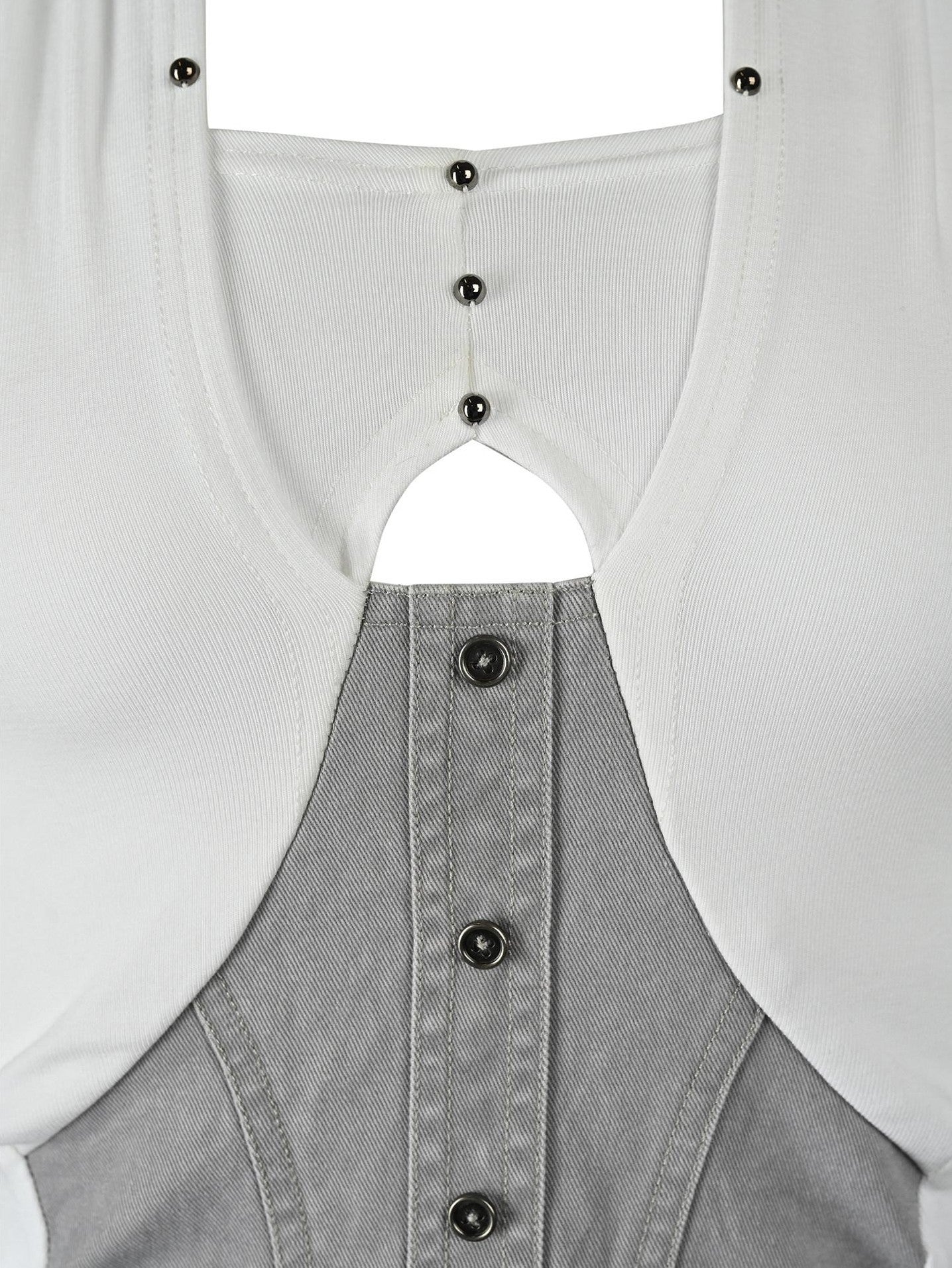 NORTH NODE Boho Rivet Splice Halter Women&